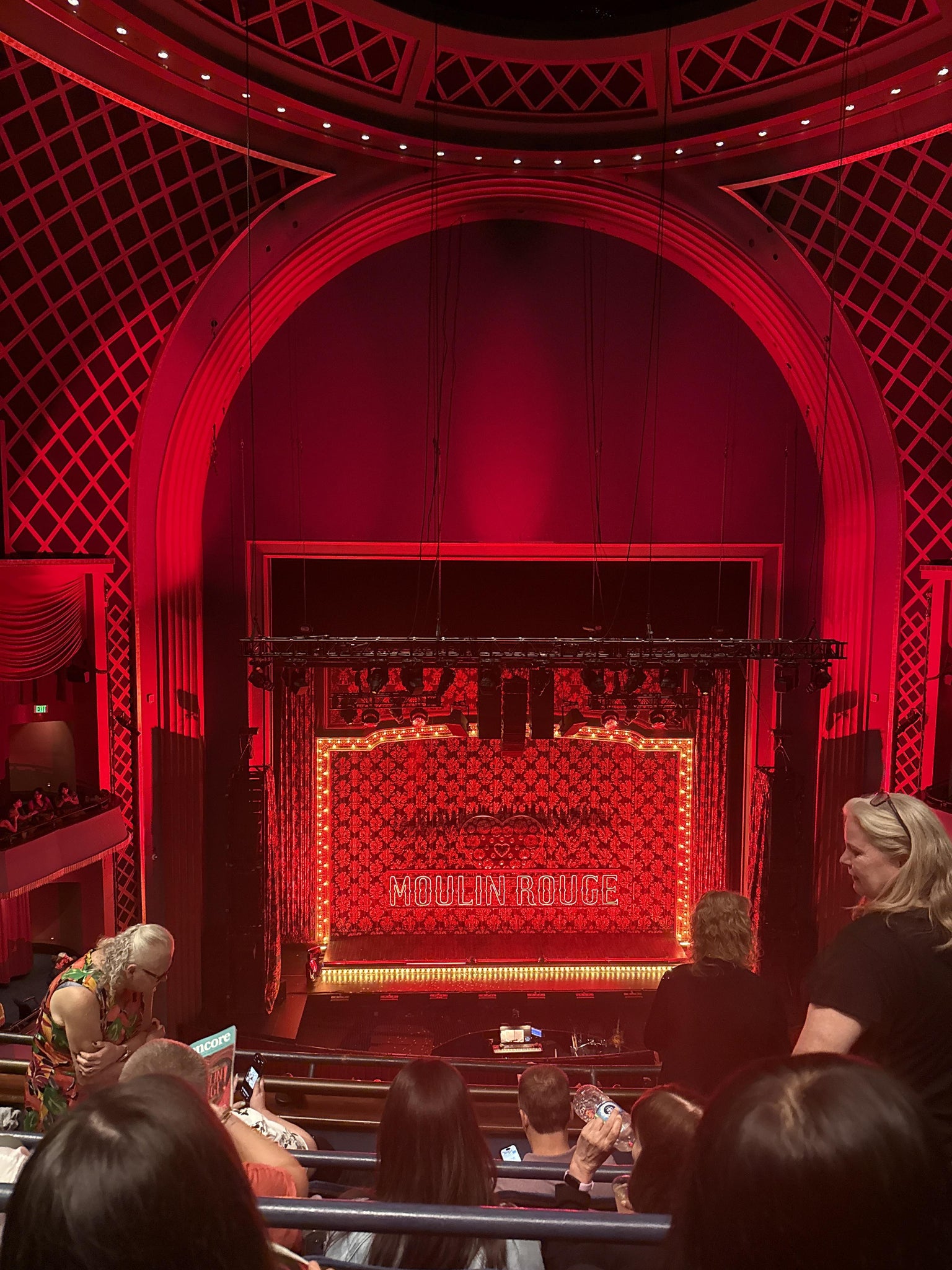 Real Fan View taken from Gallery Center at Sarofim Hall at The Hobby Center by Maggie D