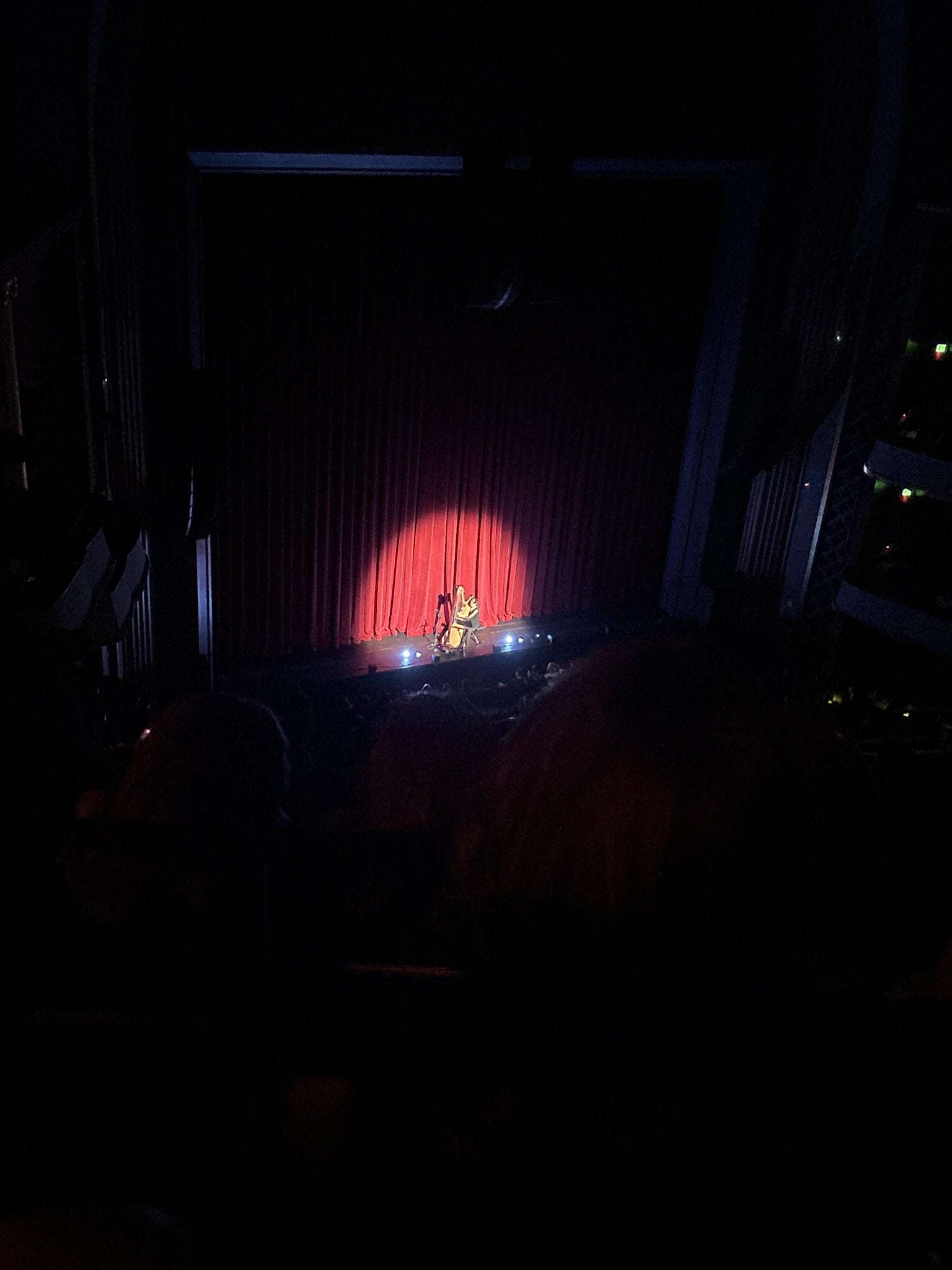 Real Fan View taken from Gallery Left at Sarofim Hall at The Hobby Center by Brooklyn J