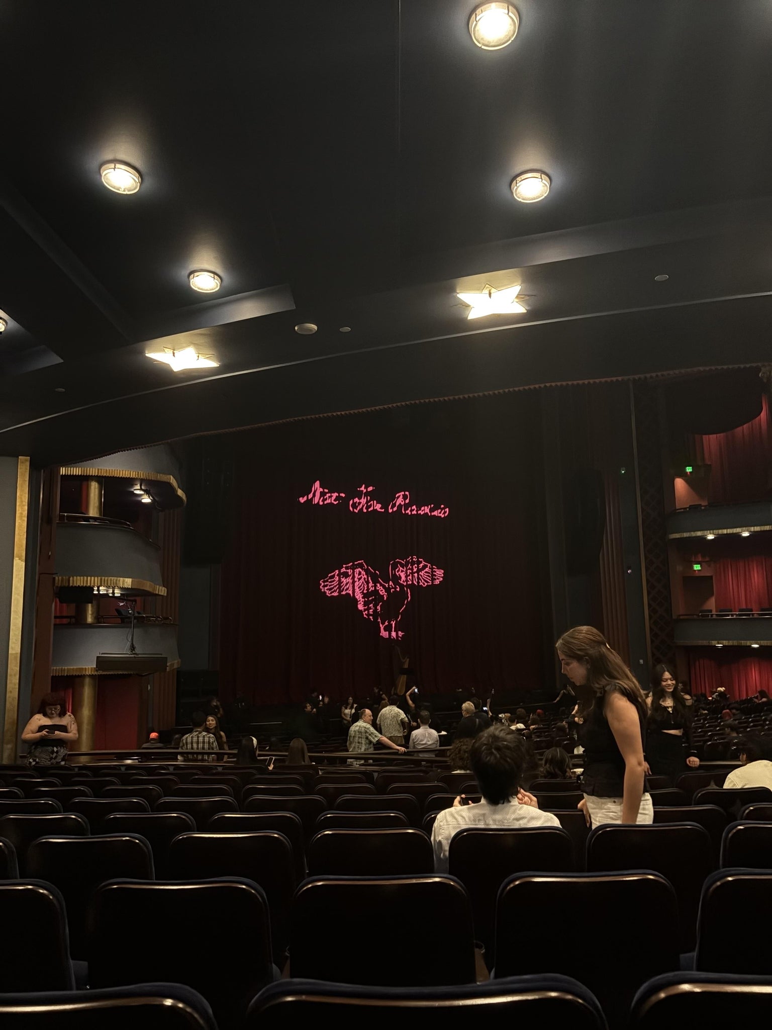 Real Fan View taken from Orchestra Left at Sarofim Hall at The Hobby Center by Xavier S