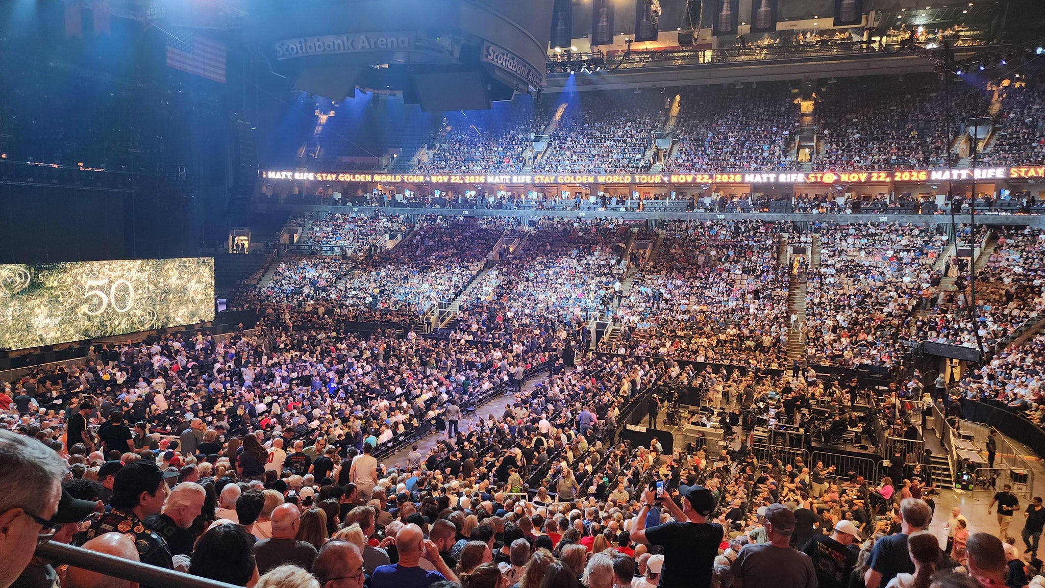 Real Fan View taken from Section 106 M at Scotiabank Arena by Stanley S