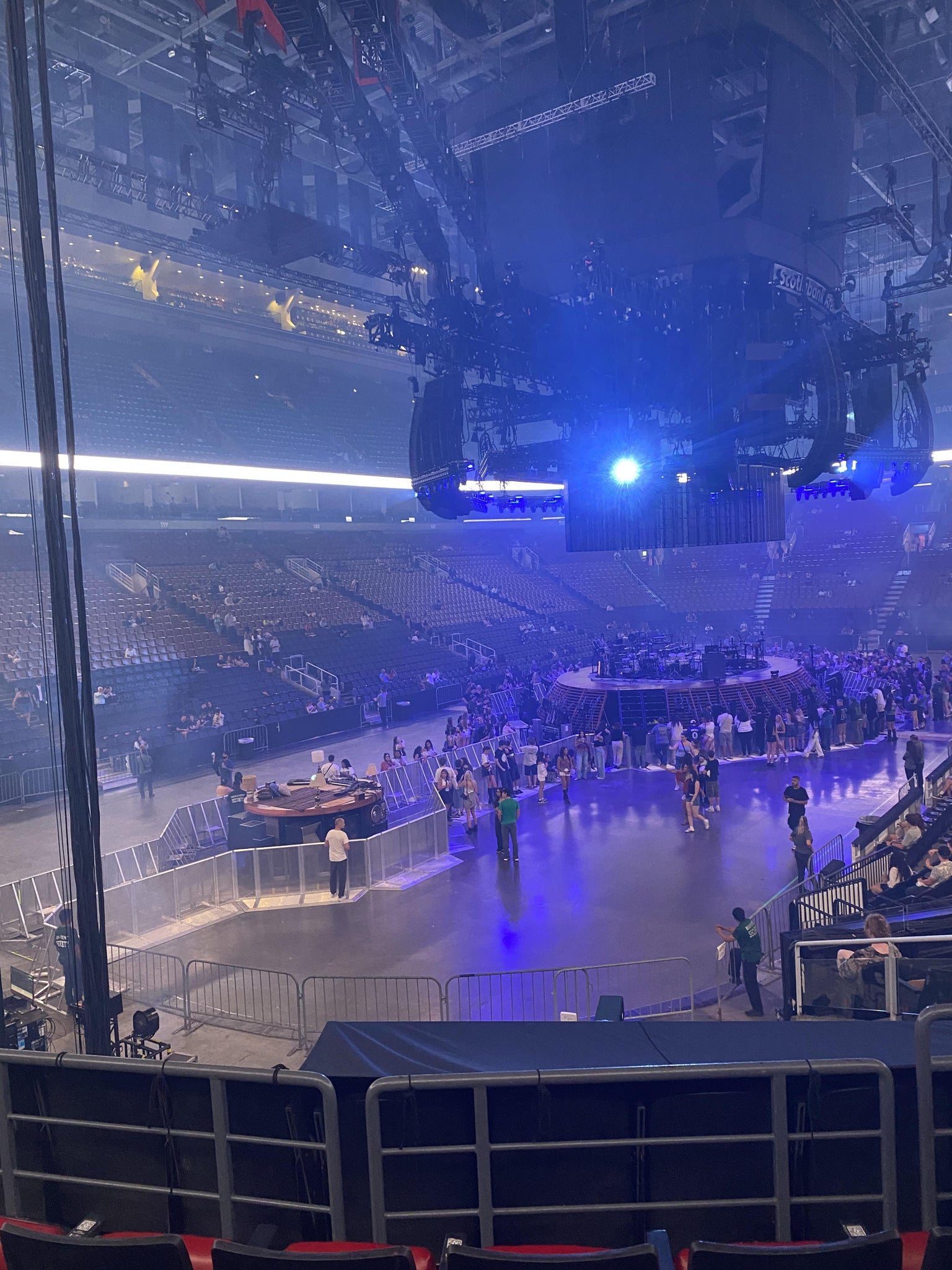 Real Fan View taken from Section 112 at Scotiabank Arena by Laleeta P