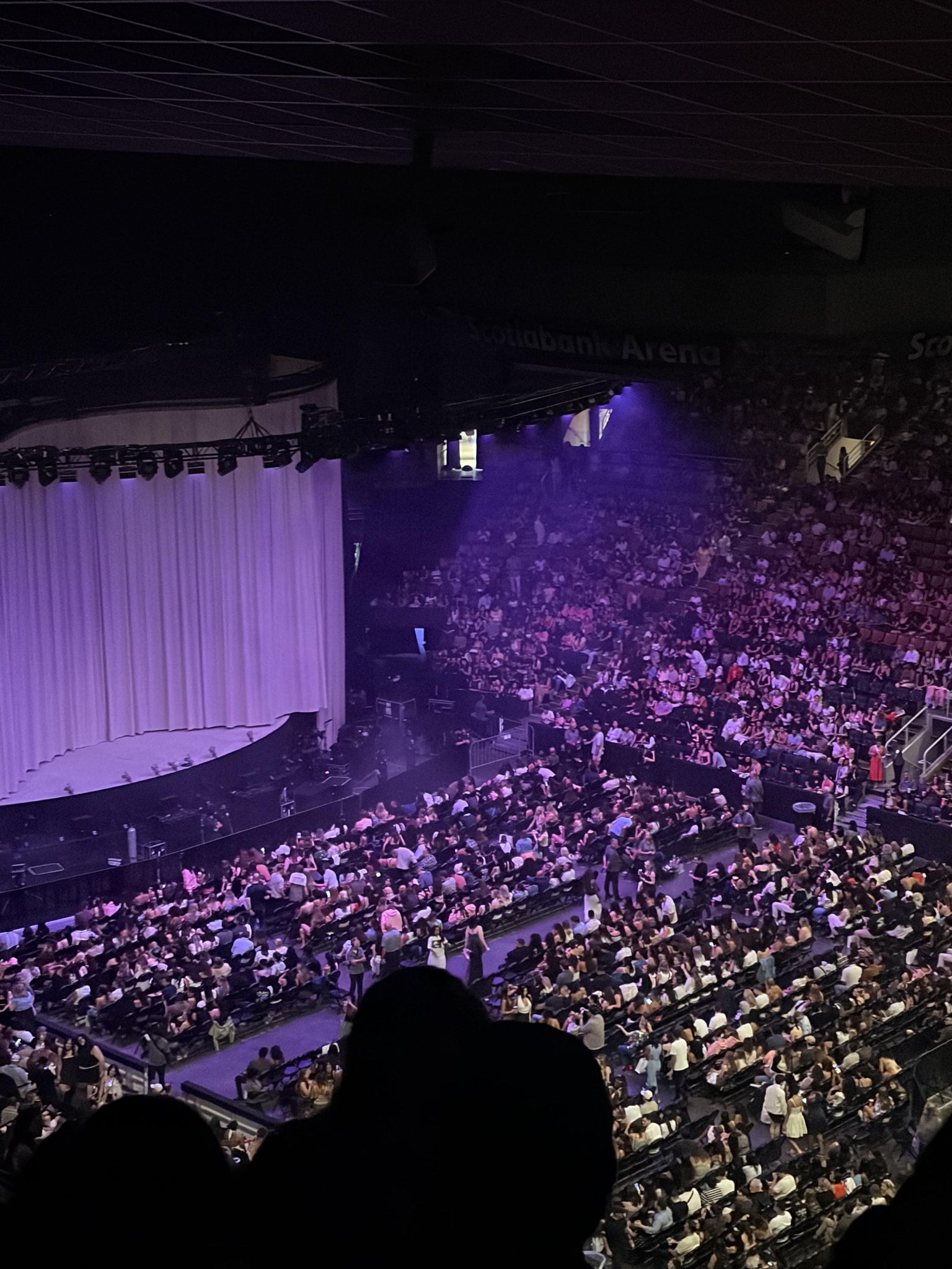 Real Fan View taken from Section 307 at Scotiabank Arena by Precious O