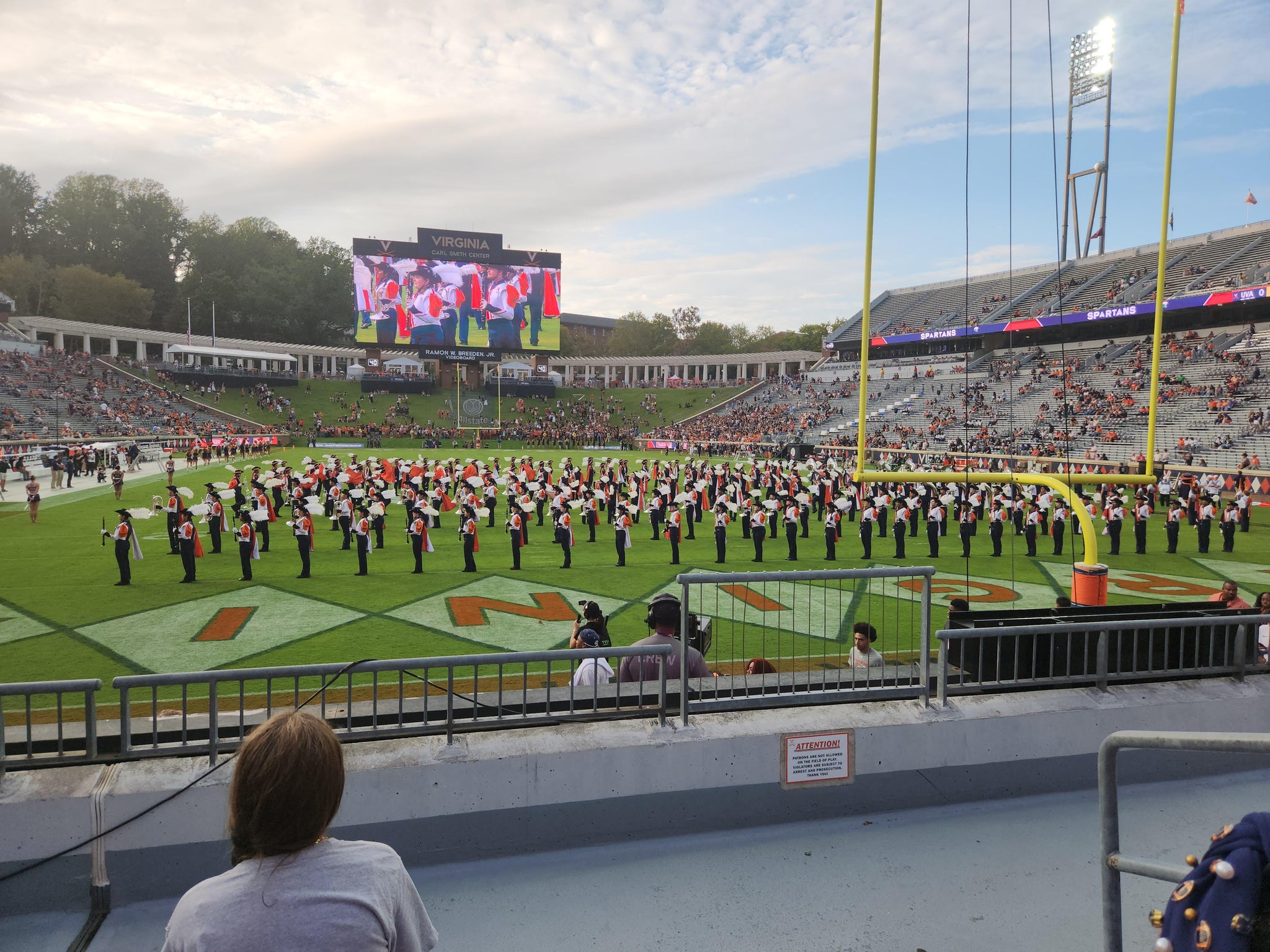 Real Fan View taken from Section 117 at Scott Stadium by Jonathan A