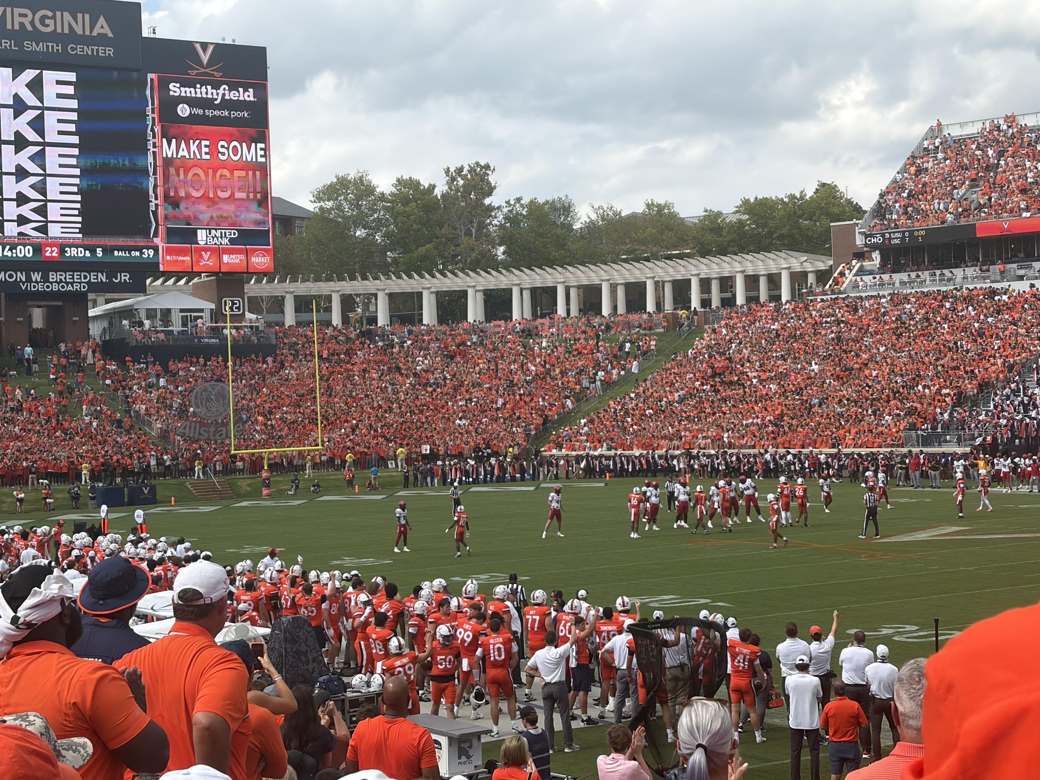 Scott Stadium - Section 121 Seat View | SeatGeek