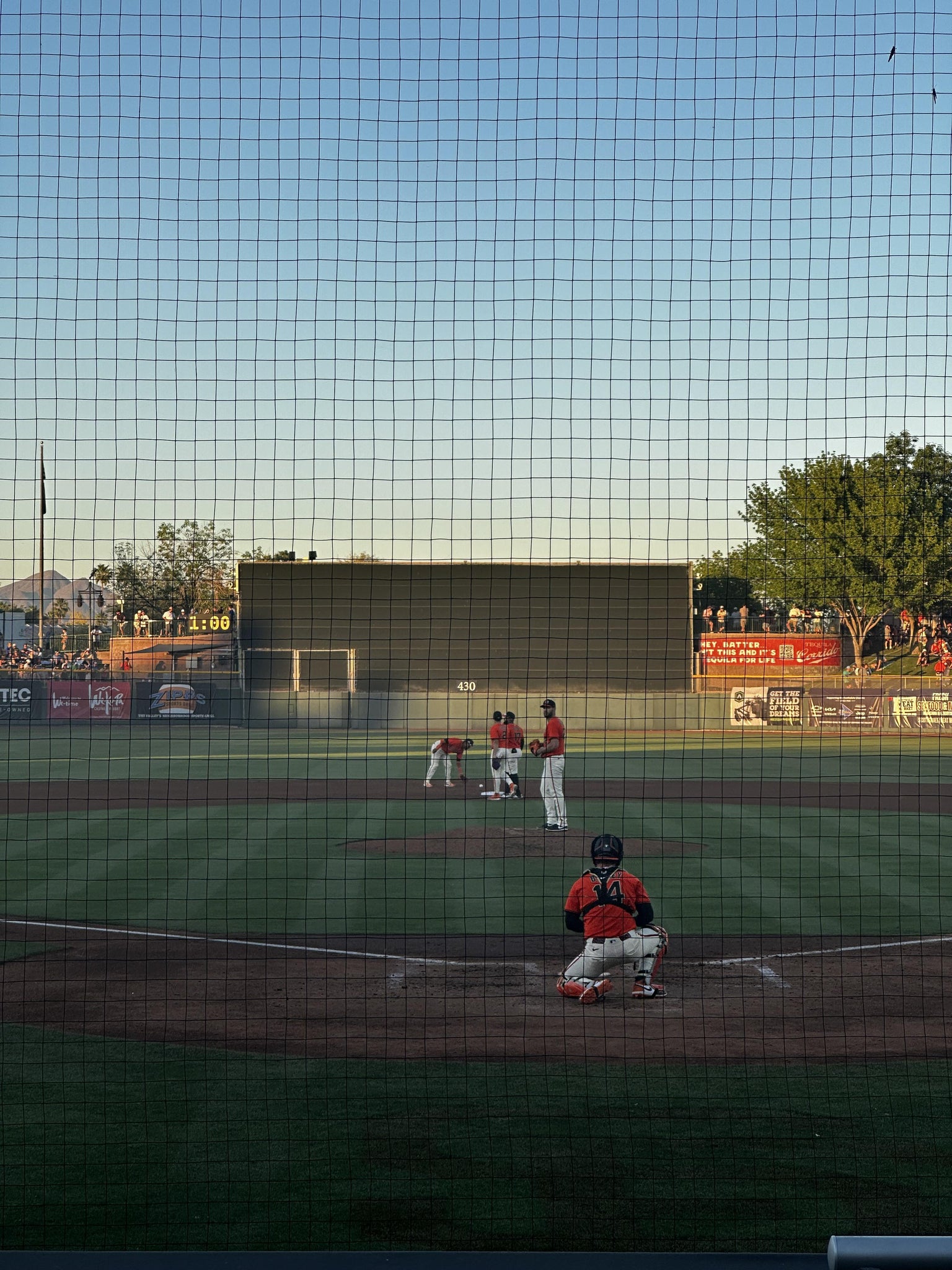 Real Fan View taken from Section 101 at Scottsdale Stadium by Joe O
