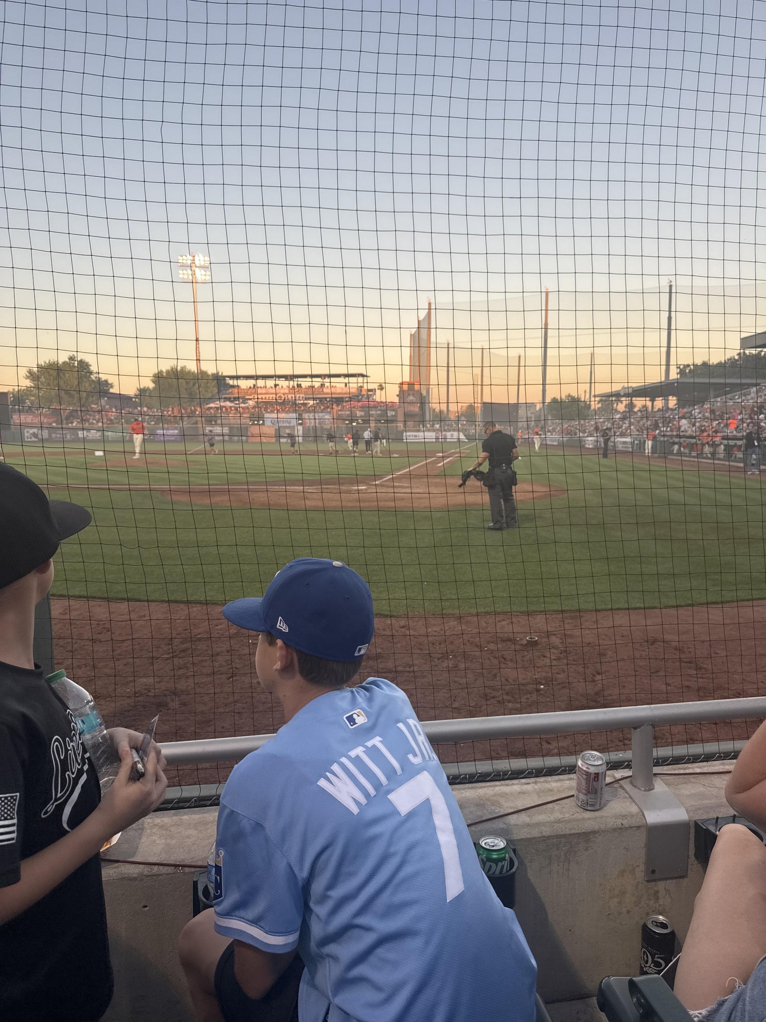 Real Fan View taken from Section 105 at Scottsdale Stadium by Lauren P