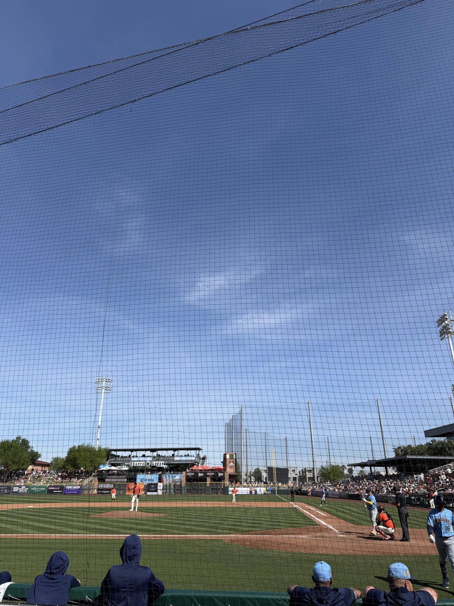 Real Fan View taken from Section 107 at Scottsdale Stadium by Neil L