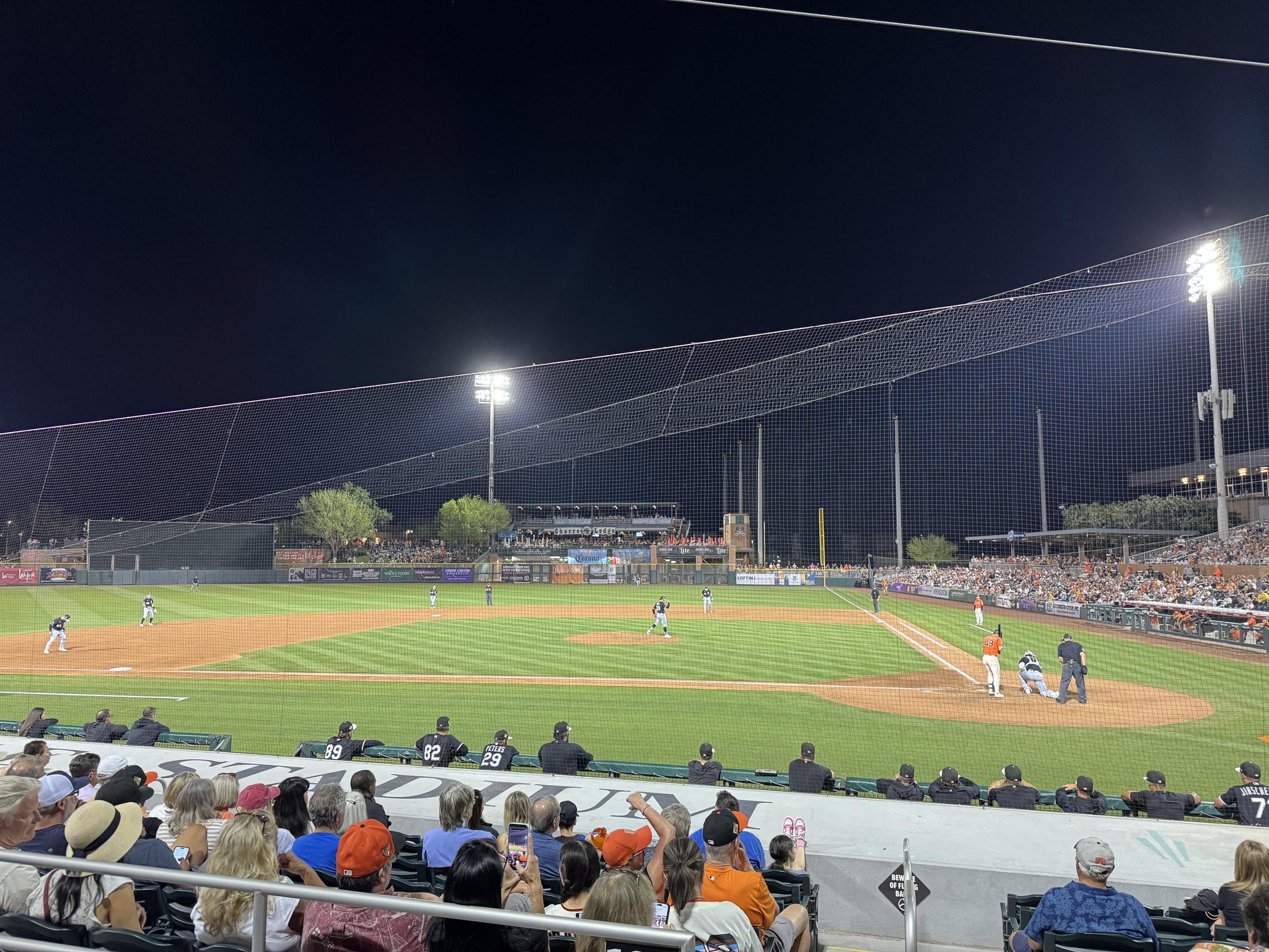 Real Fan View taken from Section 207 at Scottsdale Stadium by Anonymous User