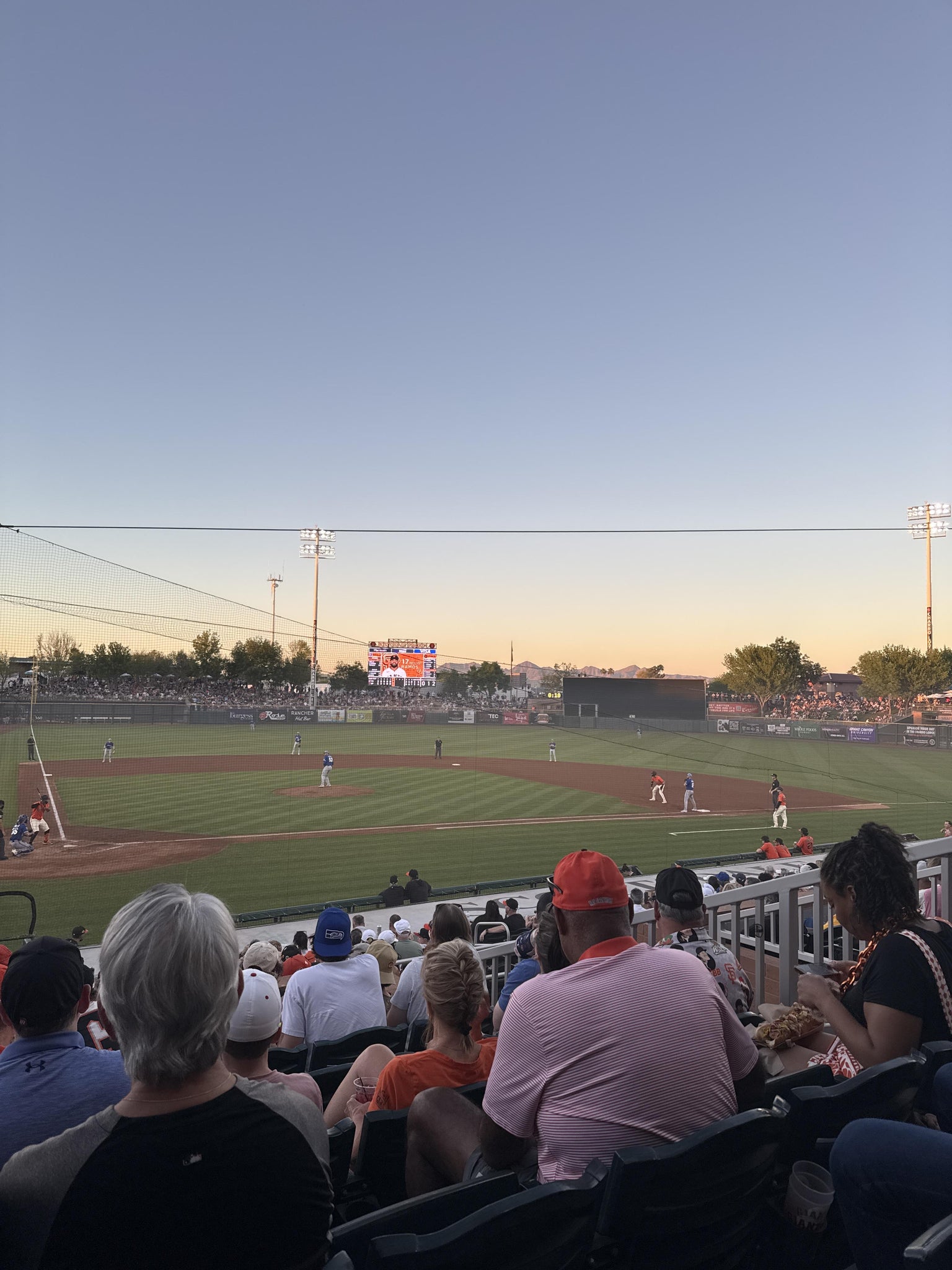 Real Fan View taken from Section 306 at Scottsdale Stadium by Anonymous User
