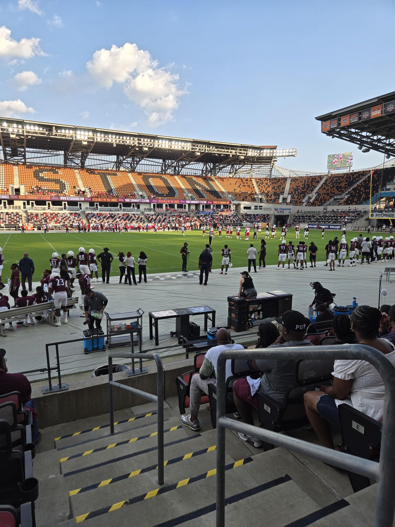 Real Fan View taken from Section 107 at Shell Energy Stadium by Brandon J