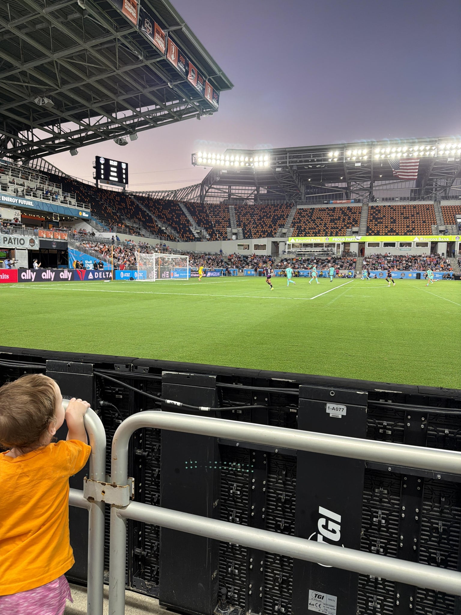 Real Fan View taken from Field 28 at Shell Energy Stadium by Jerry C