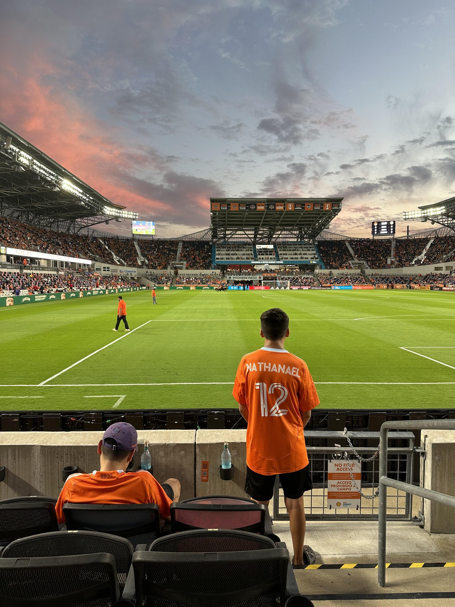 Shell Energy Stadium - Section Hustletown Supporters Seat View | SeatGeek
