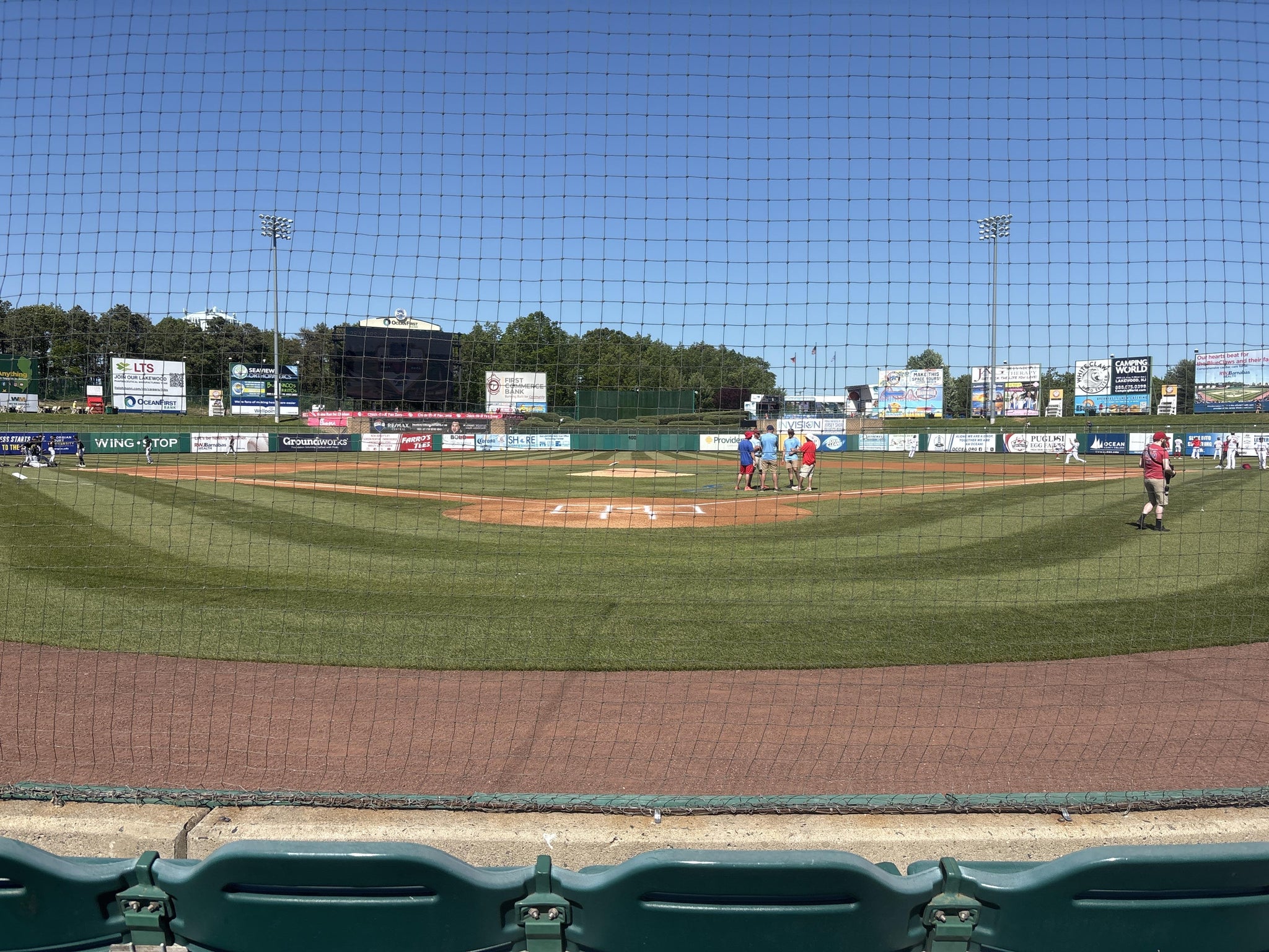 Real Fan View taken from Section 108 at ShoreTown Ballpark by Trev M