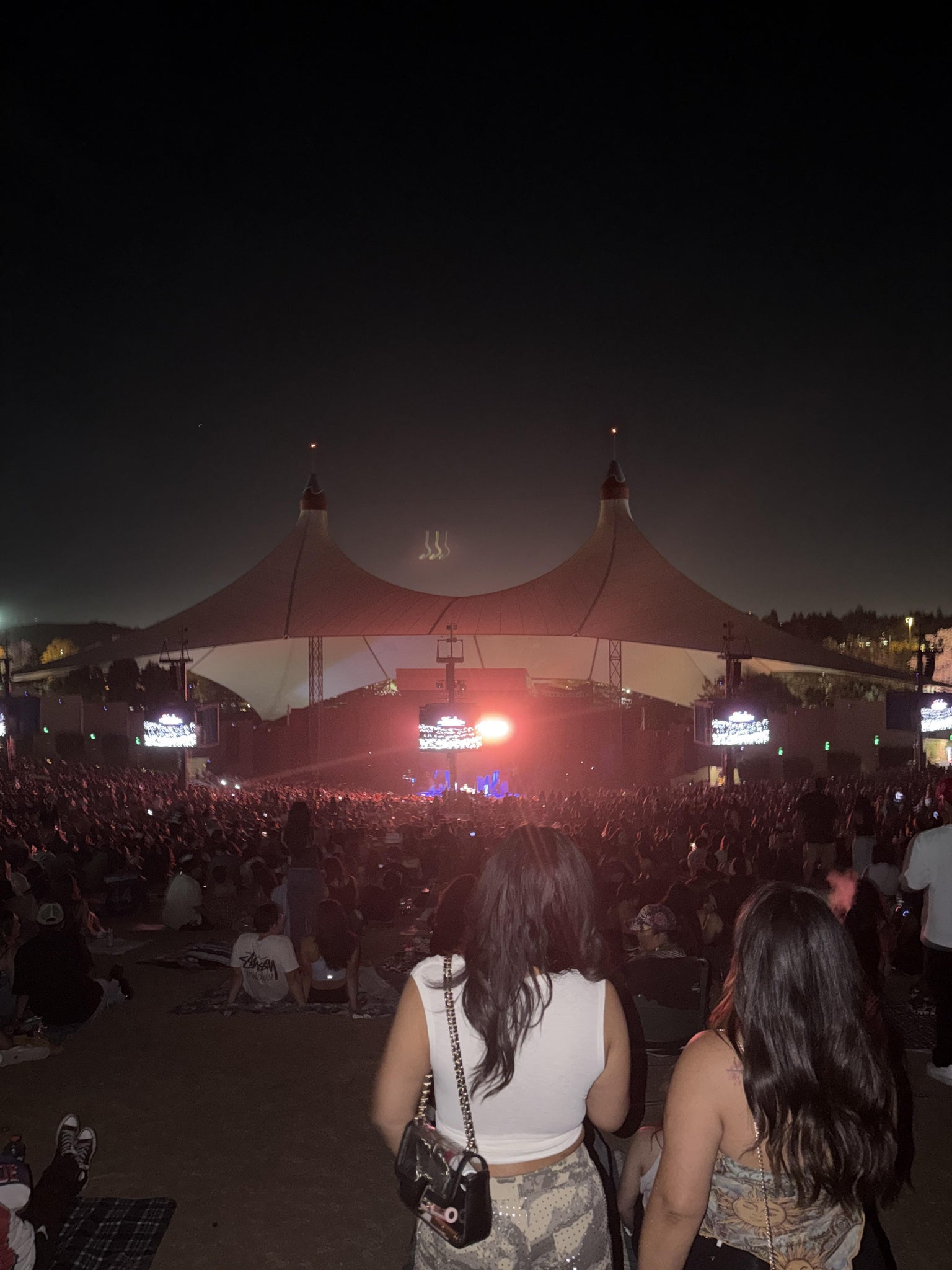 Real Fan View taken from GA Lawn at Shoreline Amphitheatre by Kristina W