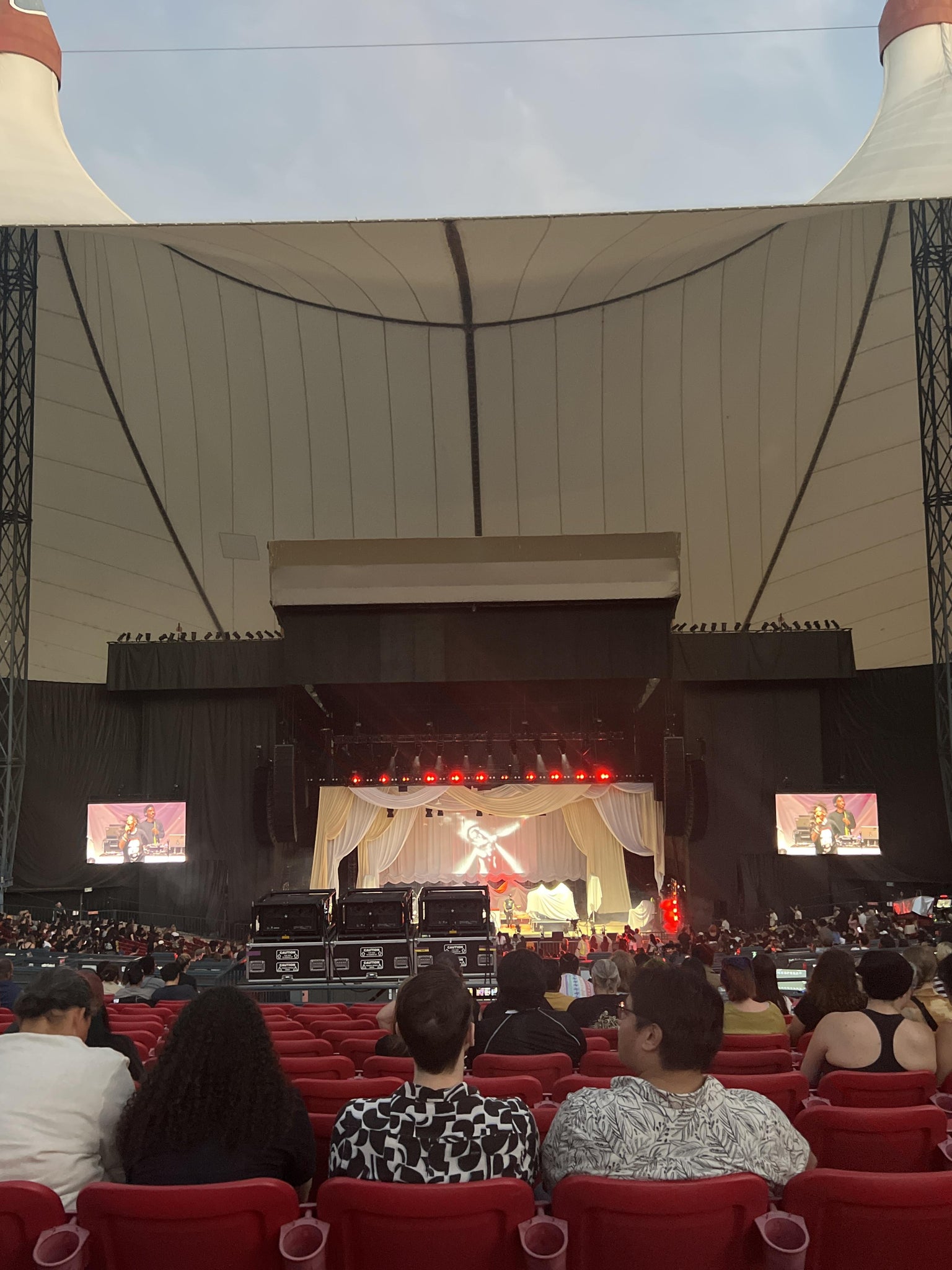 Real Fan View taken from Upper Concourse 202 at Shoreline Amphitheatre by Tiffany N