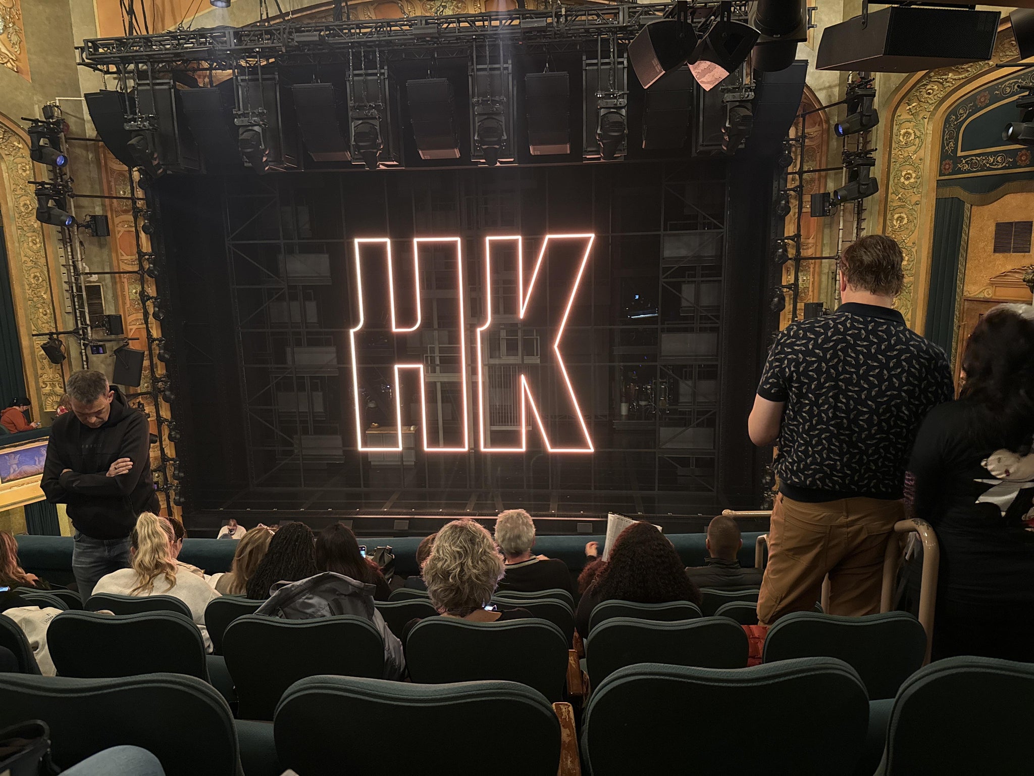 Real Fan View taken from Mezzanine Center at Shubert Theatre - NY by Teddy J