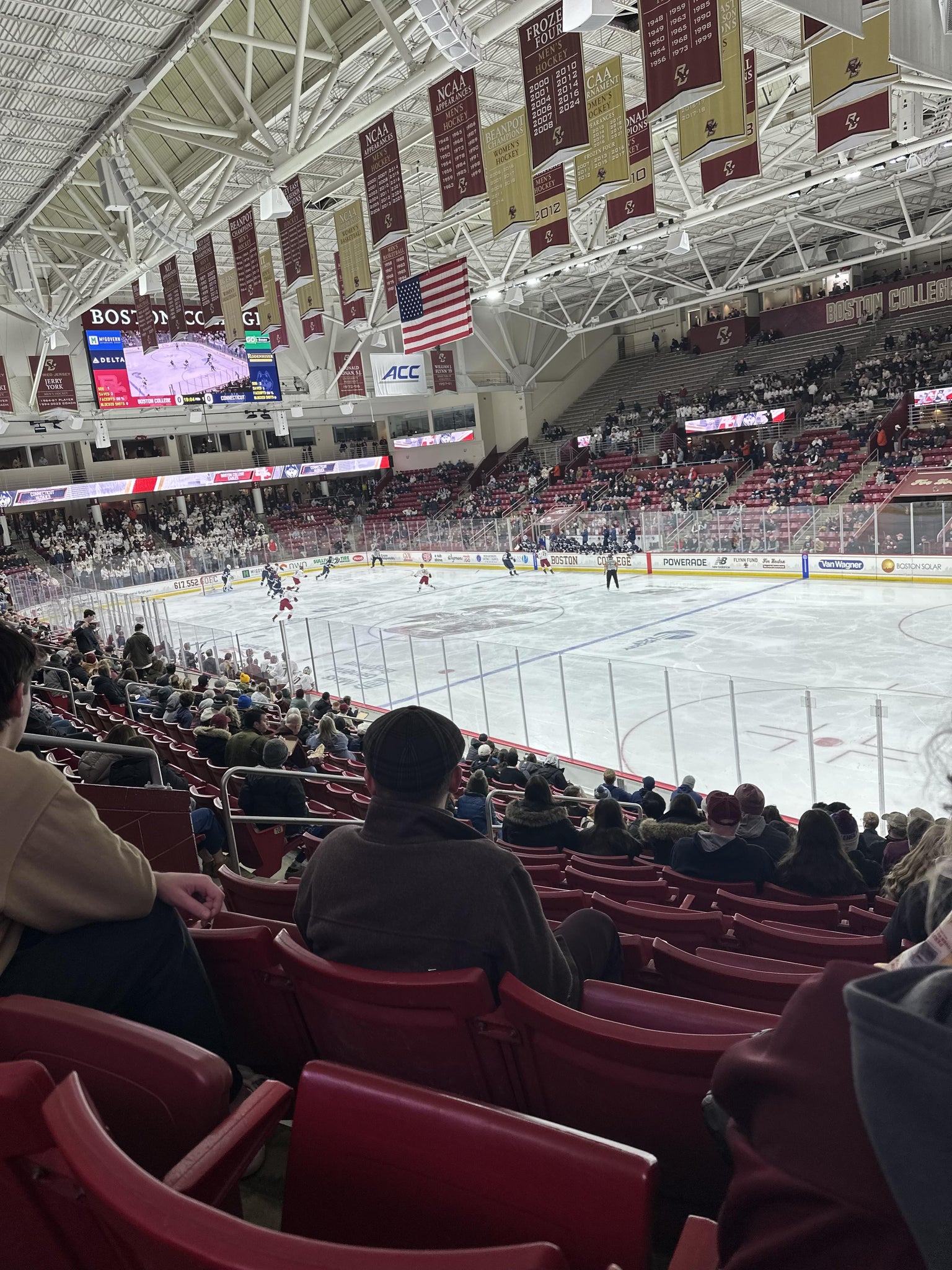 Real Fan View taken from Section I at Silvio O. Conte Forum by Charlie G