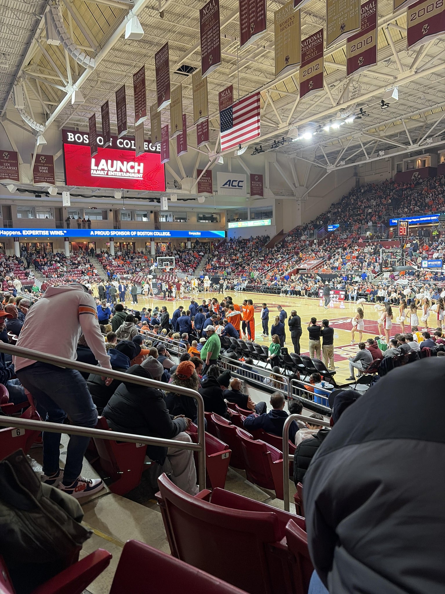 Real Fan View taken from Section I at Silvio O. Conte Forum by Brittany T