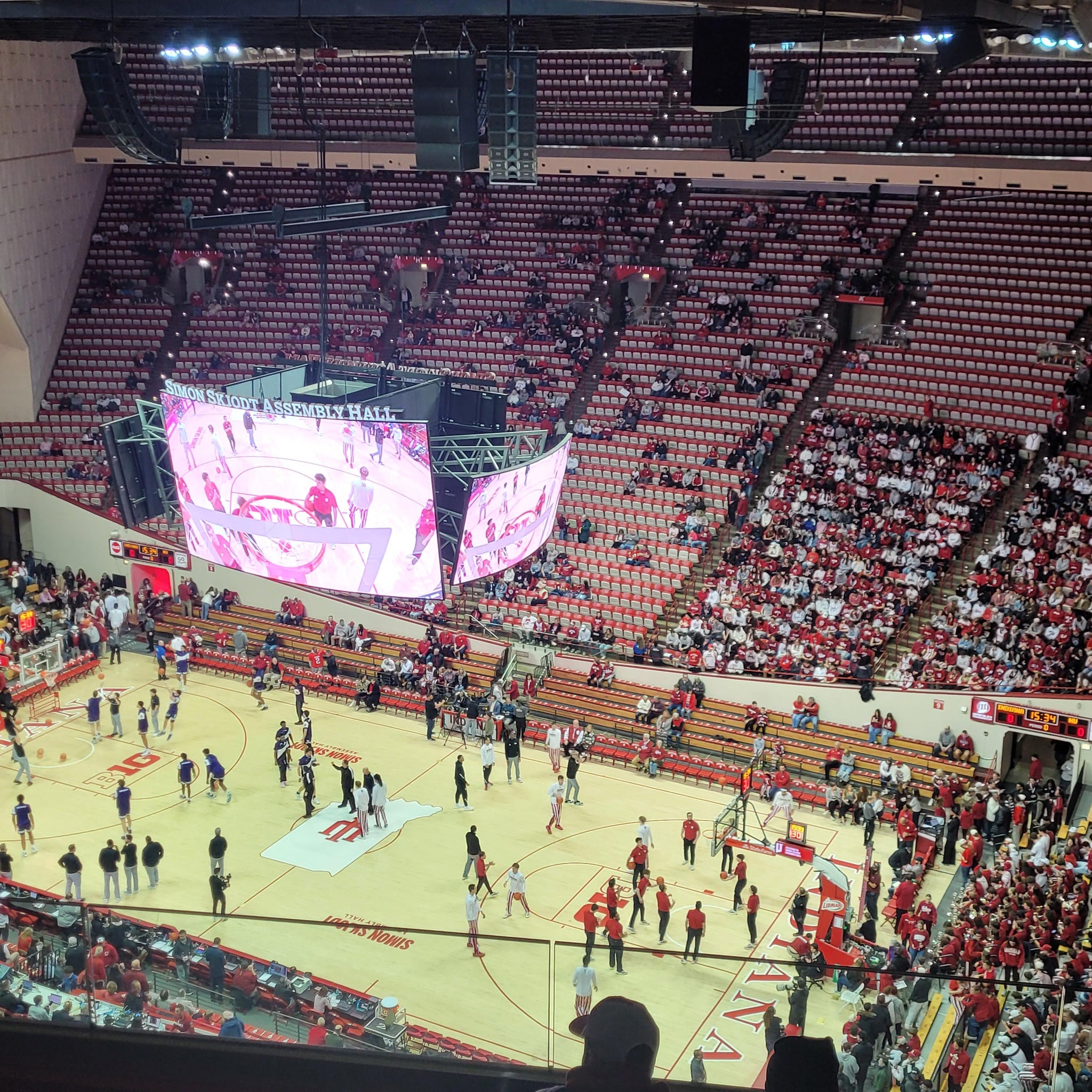 Real Fan View taken from Section AA at Simon Skjodt Assembly Hall by Linda W