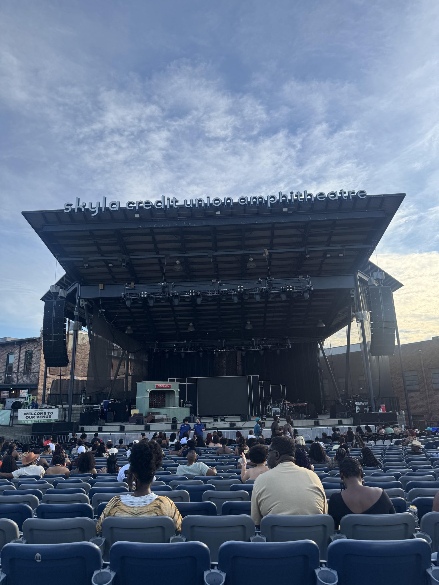 Real Fan View taken from Section 102 at Skyla Credit Union Amphitheatre by Shakema M