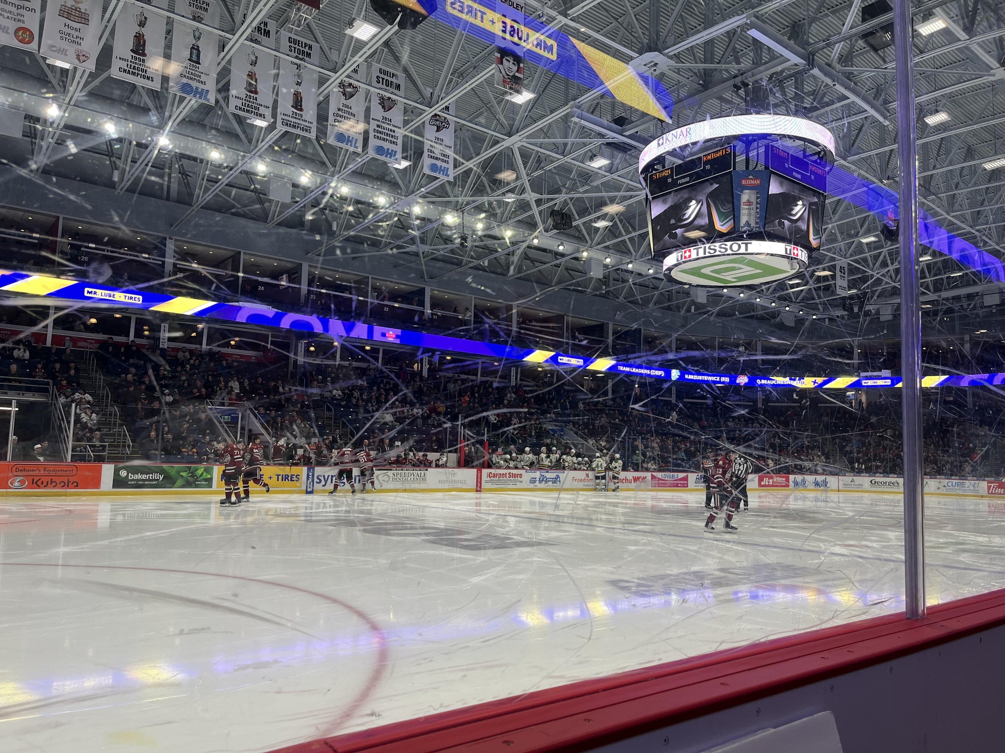Real Fan View taken from Section 103 at Sleeman Centre by Brady D