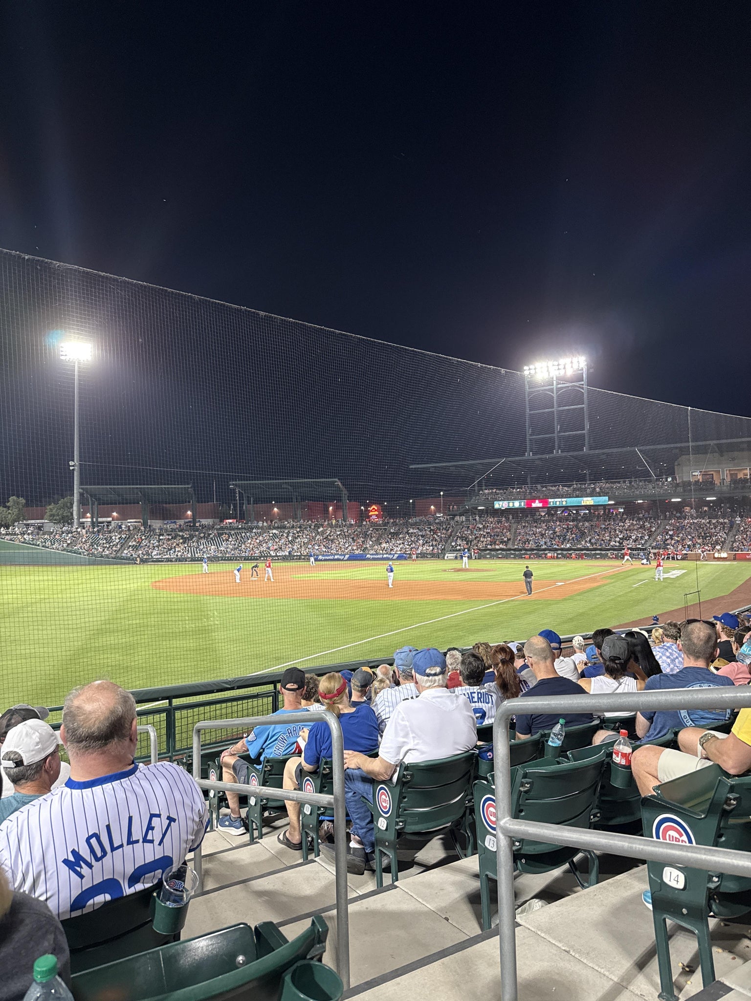 Real Fan View taken from Section 102 at Sloan Park by Ava R