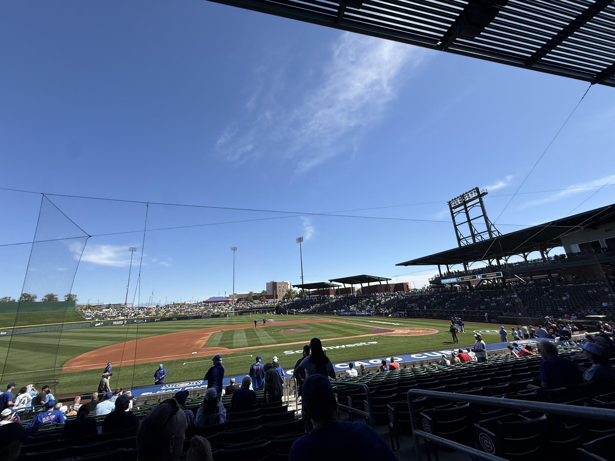 Real Fan View taken from Section 107 at Sloan Park by Adrianne D