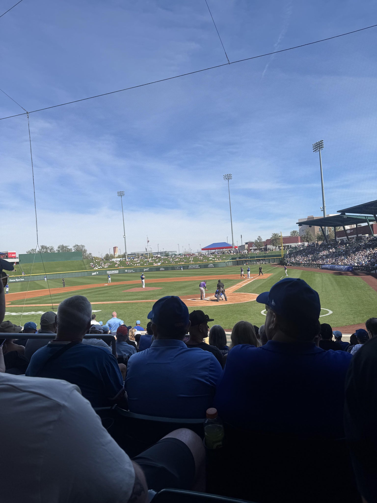 Real Fan View taken from Section 110 at Sloan Park by Hannah S