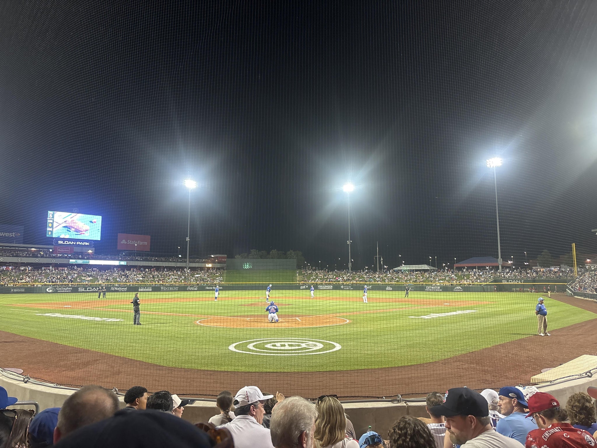 Real Fan View taken from Section 111 at Sloan Park by David W