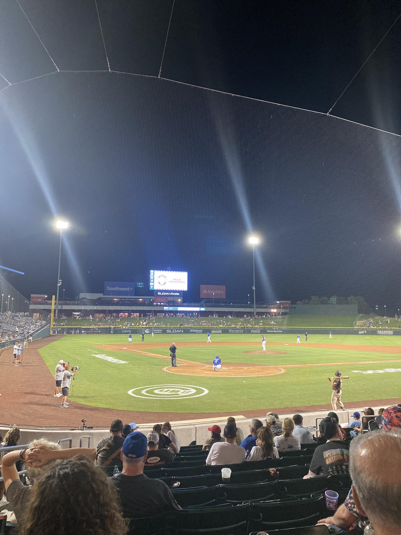 Real Fan View taken from Section 112 at Sloan Park by Linda K