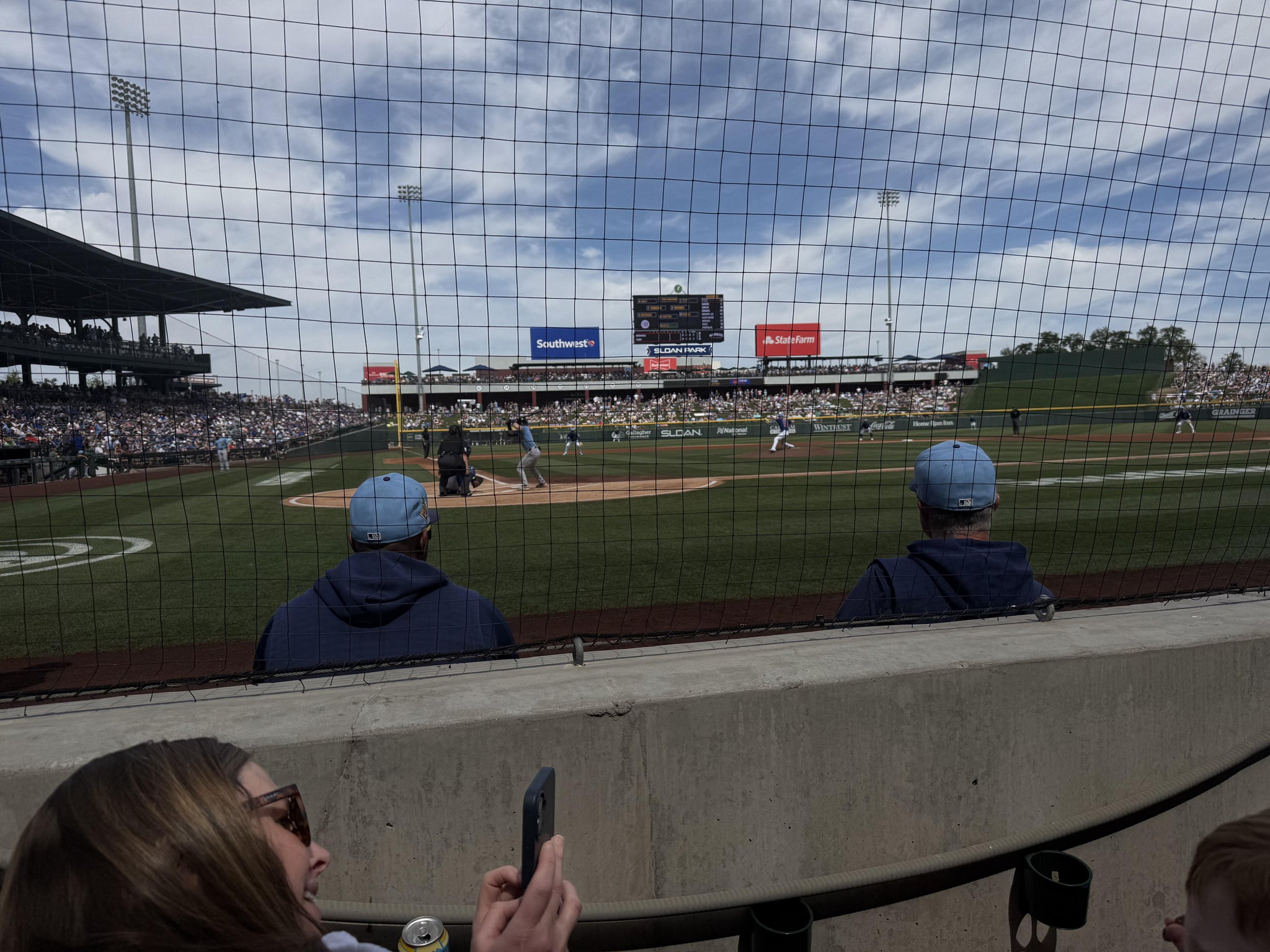 Real Fan View taken from Section 113 at Sloan Park by Jeffrey H