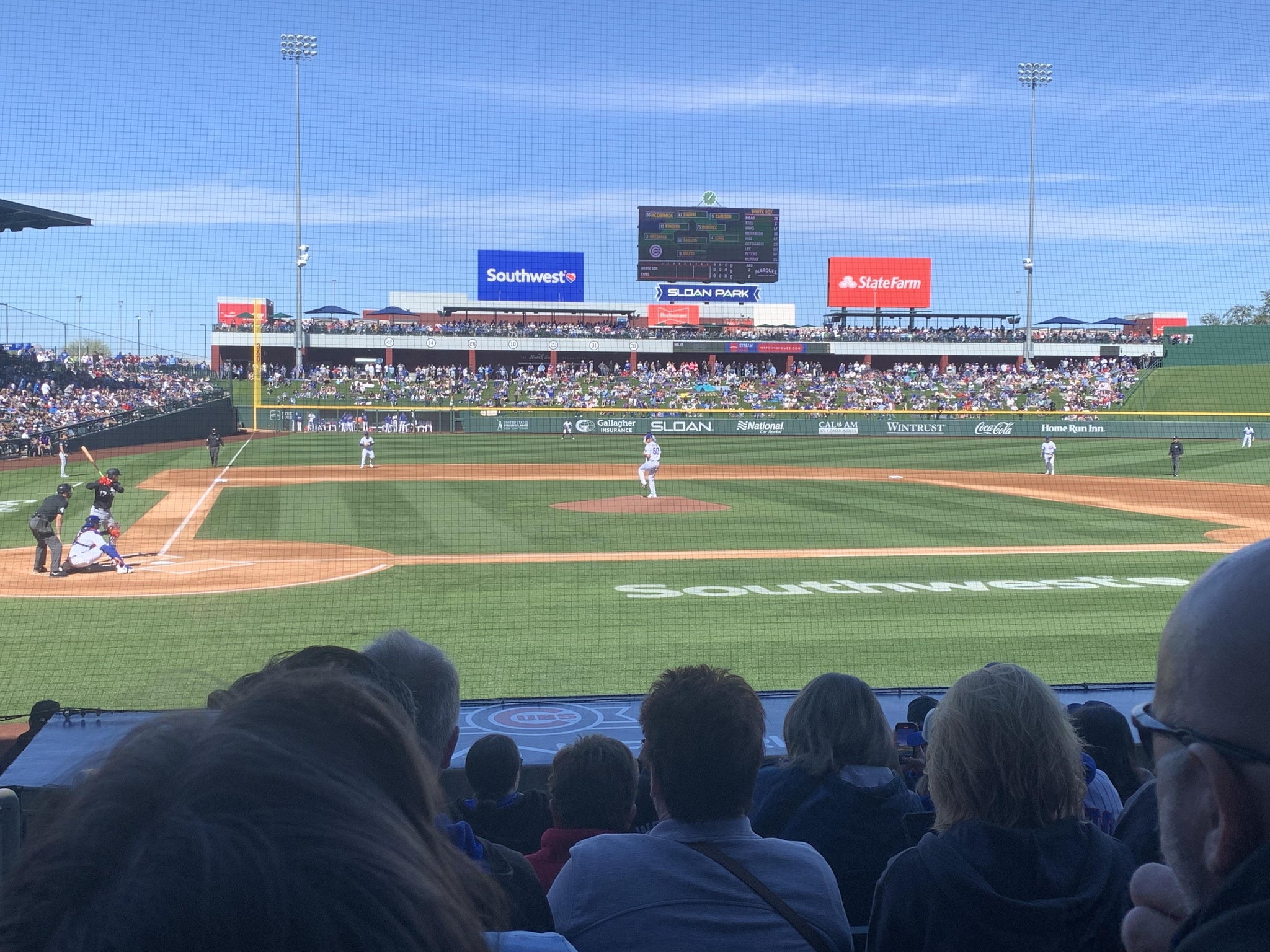 Real Fan View taken from Section 114 at Sloan Park by Rick I
