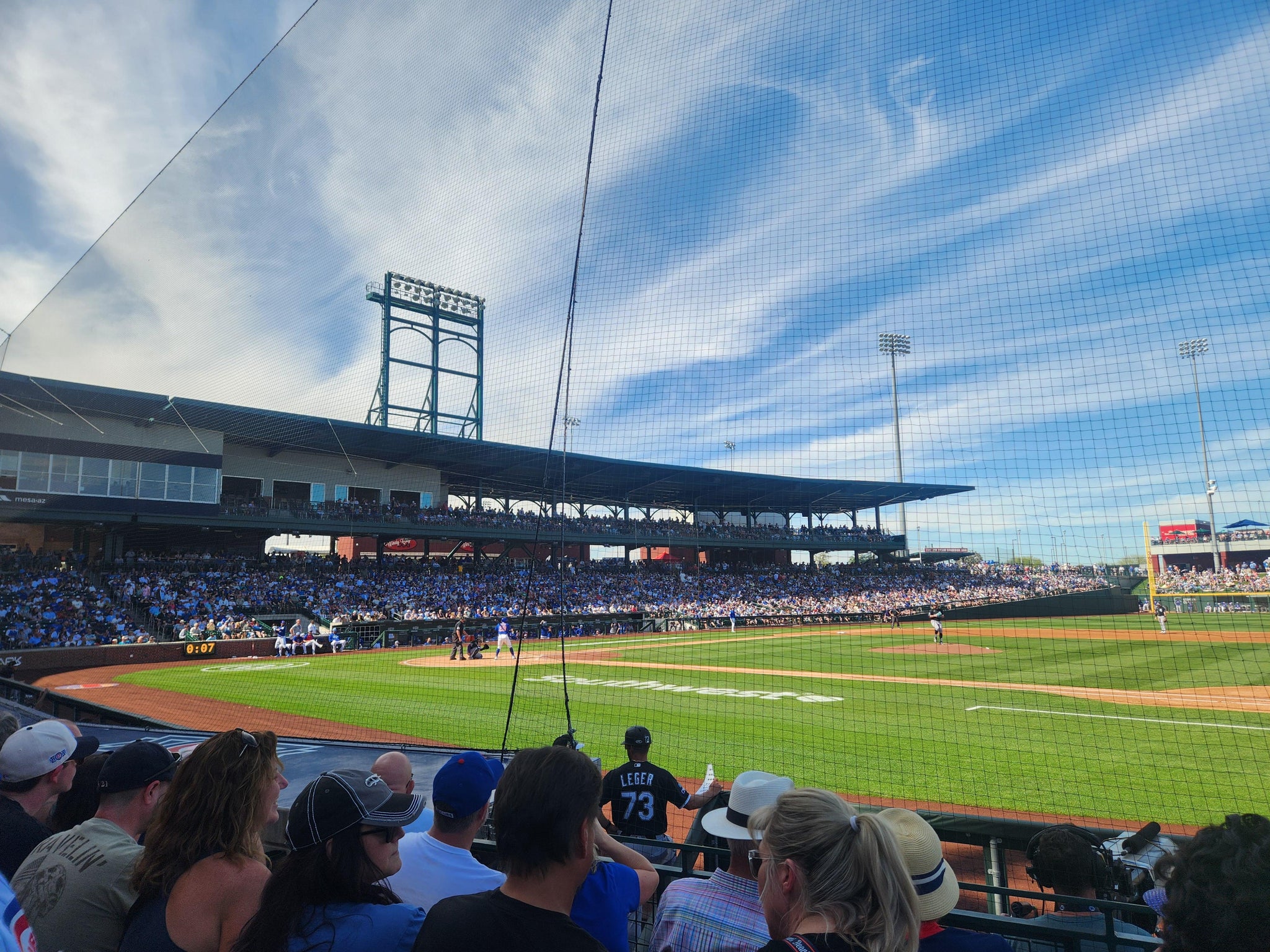 Real Fan View taken from Section 116 at Sloan Park by Amy W