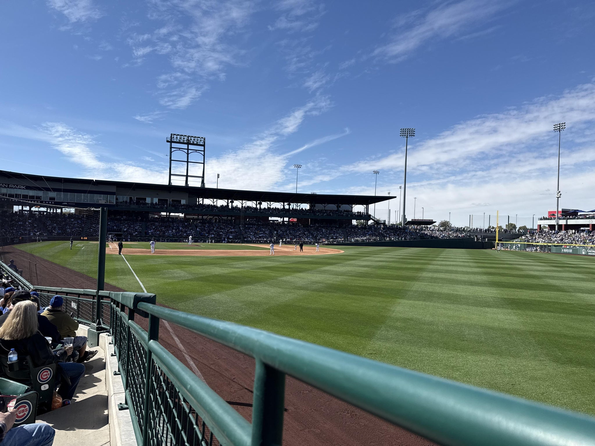 Real Fan View taken from Section 123 at Sloan Park by Anonymous User