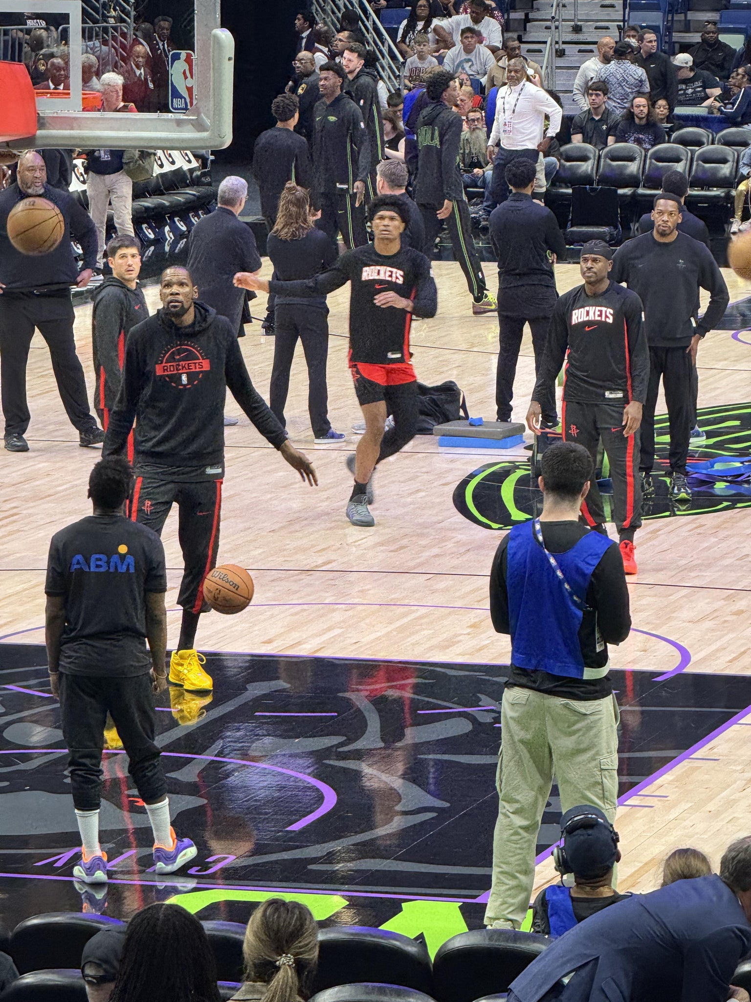 Real Fan View taken from Section 106 at Smoothie King Center by Keyona T
