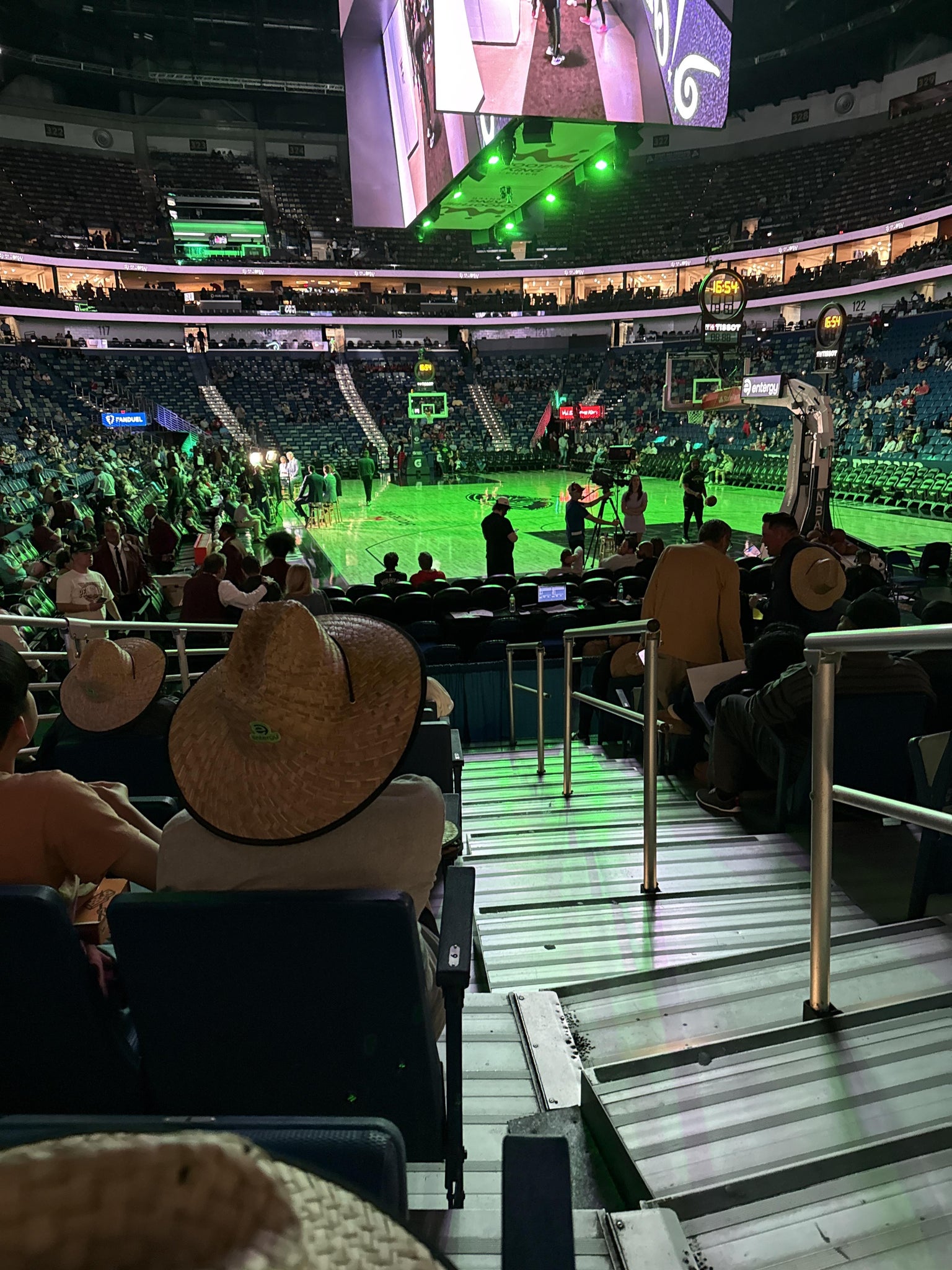 Real Fan View taken from Section 108 at Smoothie King Center by Amy M