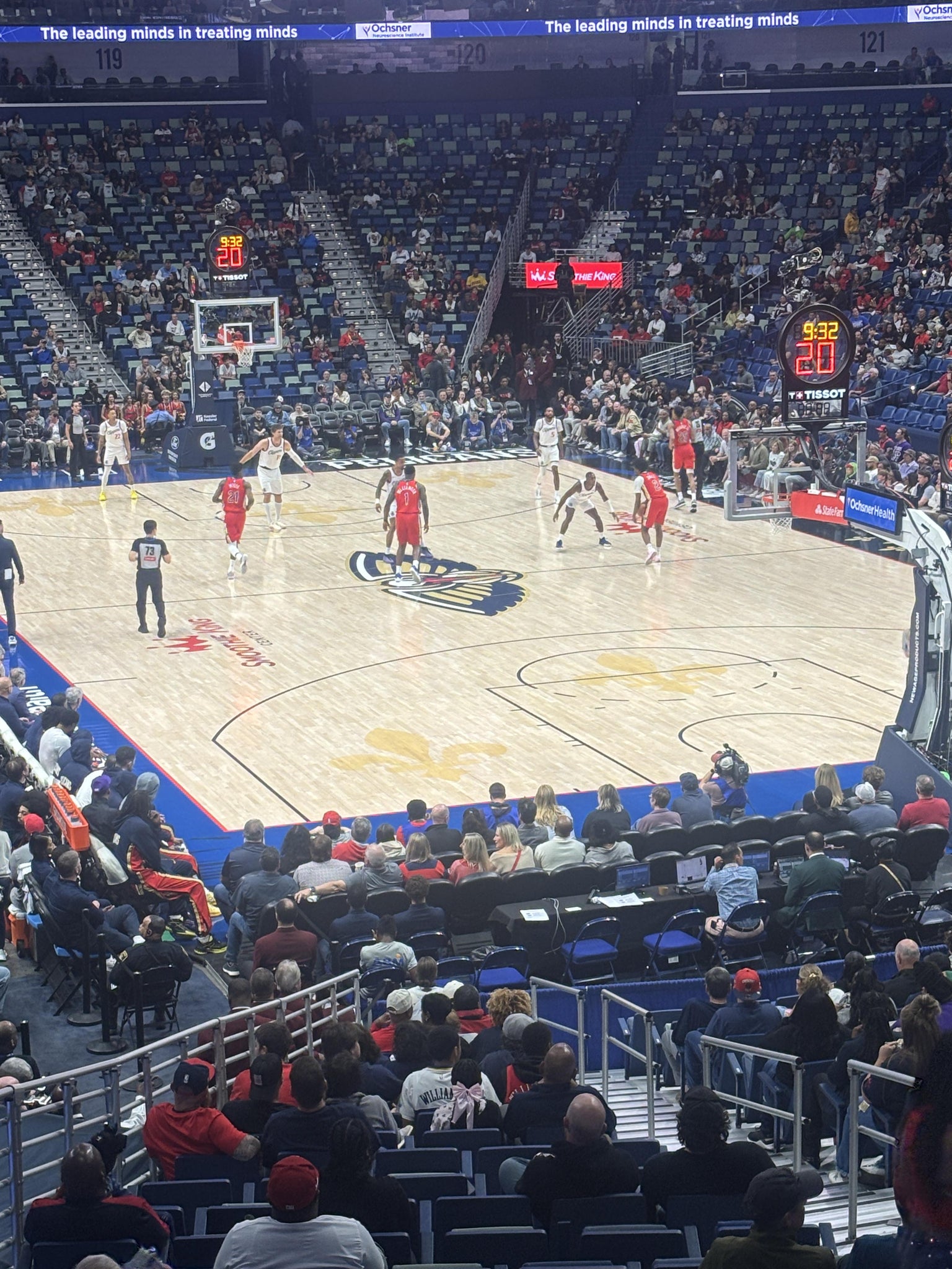 Real Fan View taken from Section 108 at Smoothie King Center by Tanisha D