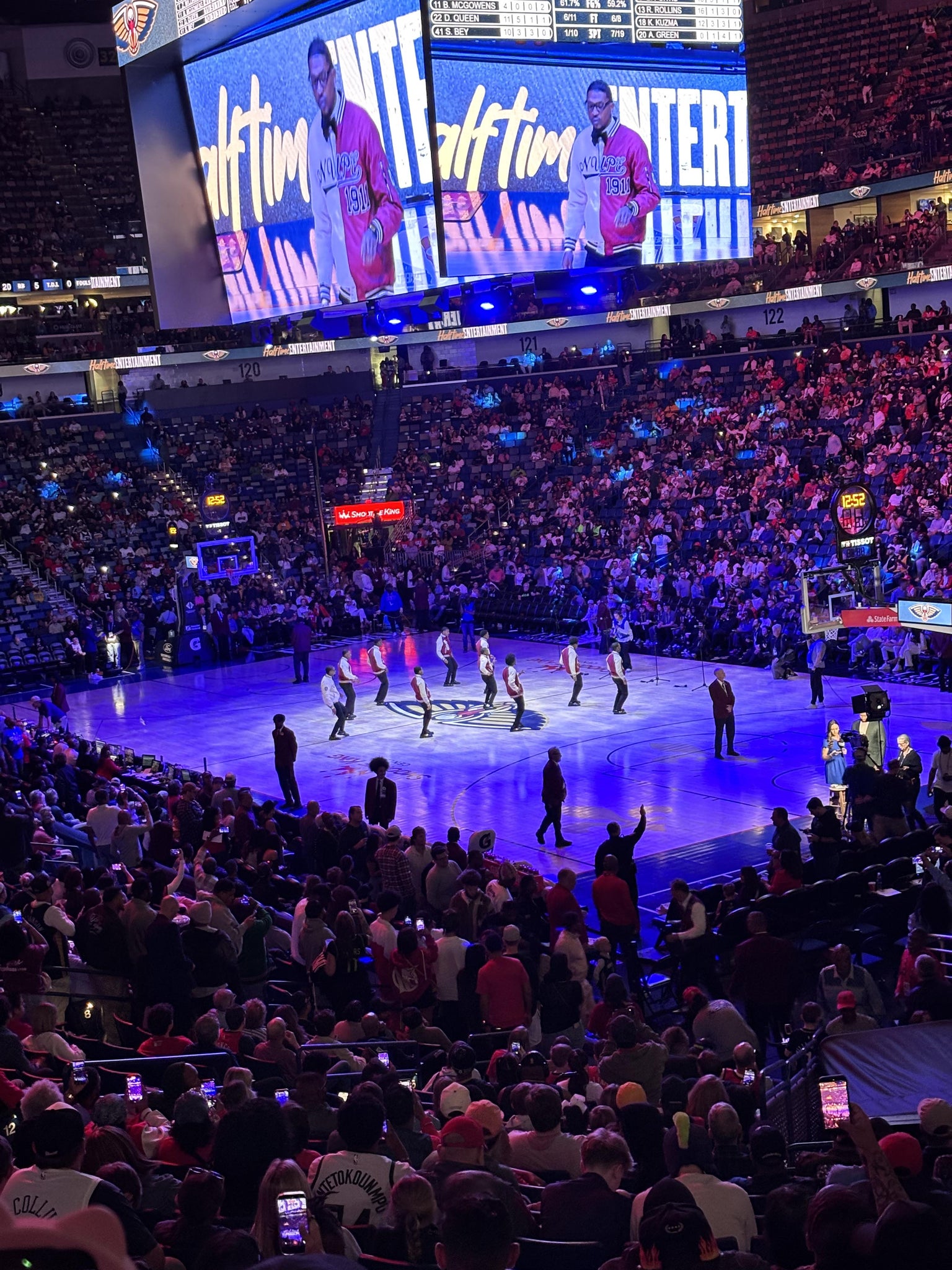 Real Fan View taken from Section 109 at Smoothie King Center by Jama H