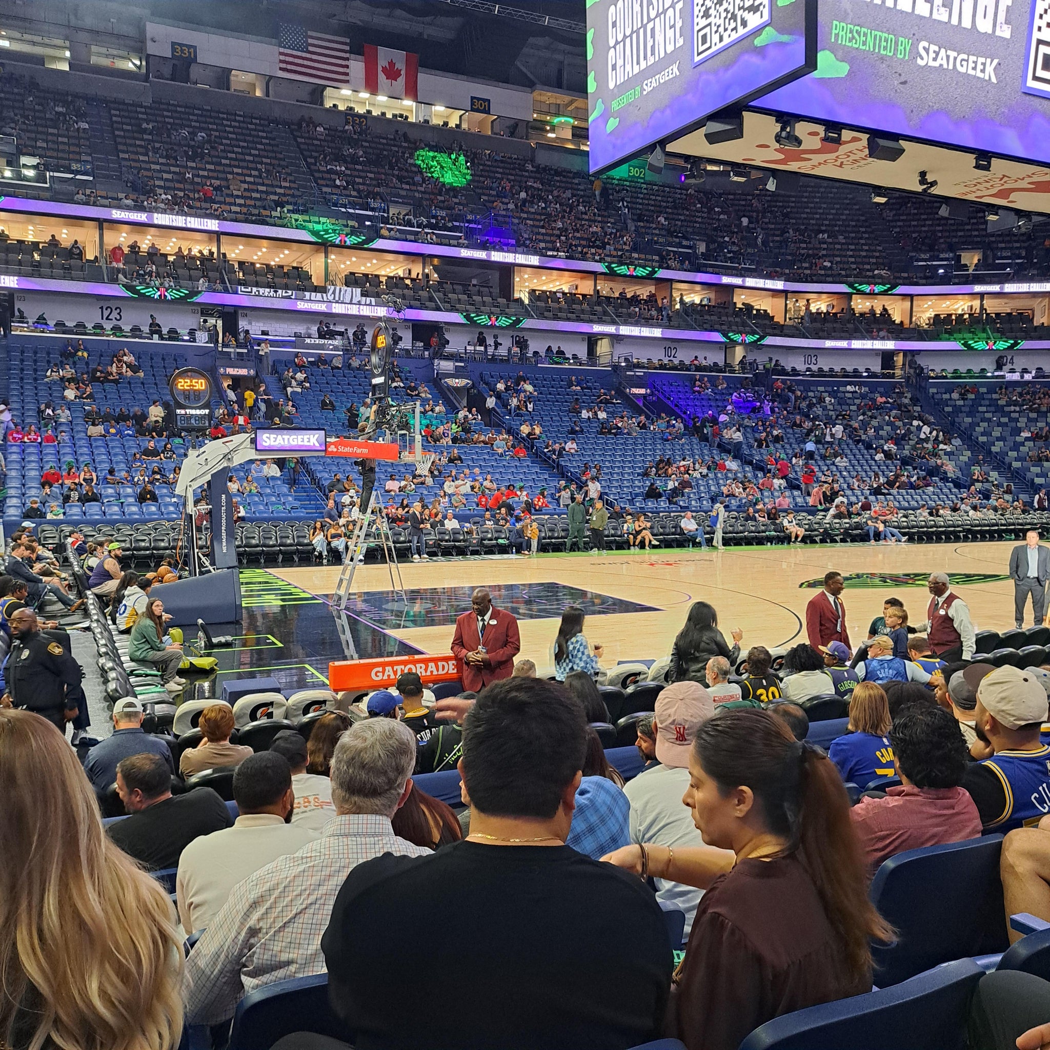 Real Fan View taken from Section 114 at Smoothie King Center by Stephanie N