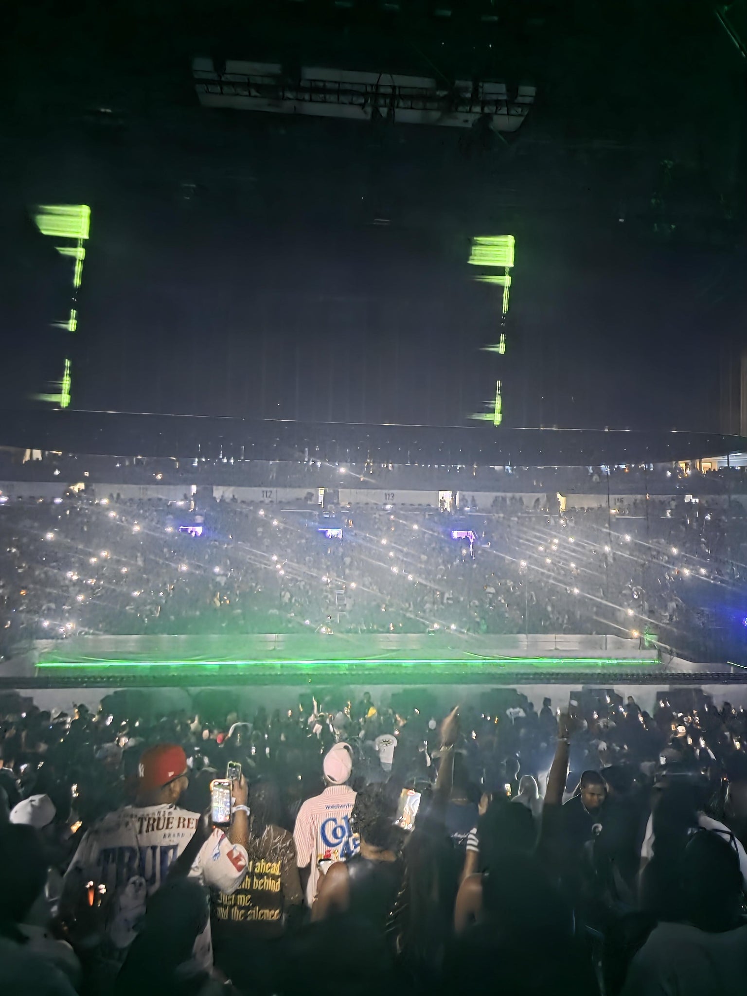 Real Fan View taken from Section 118 at Smoothie King Center by Shelby V