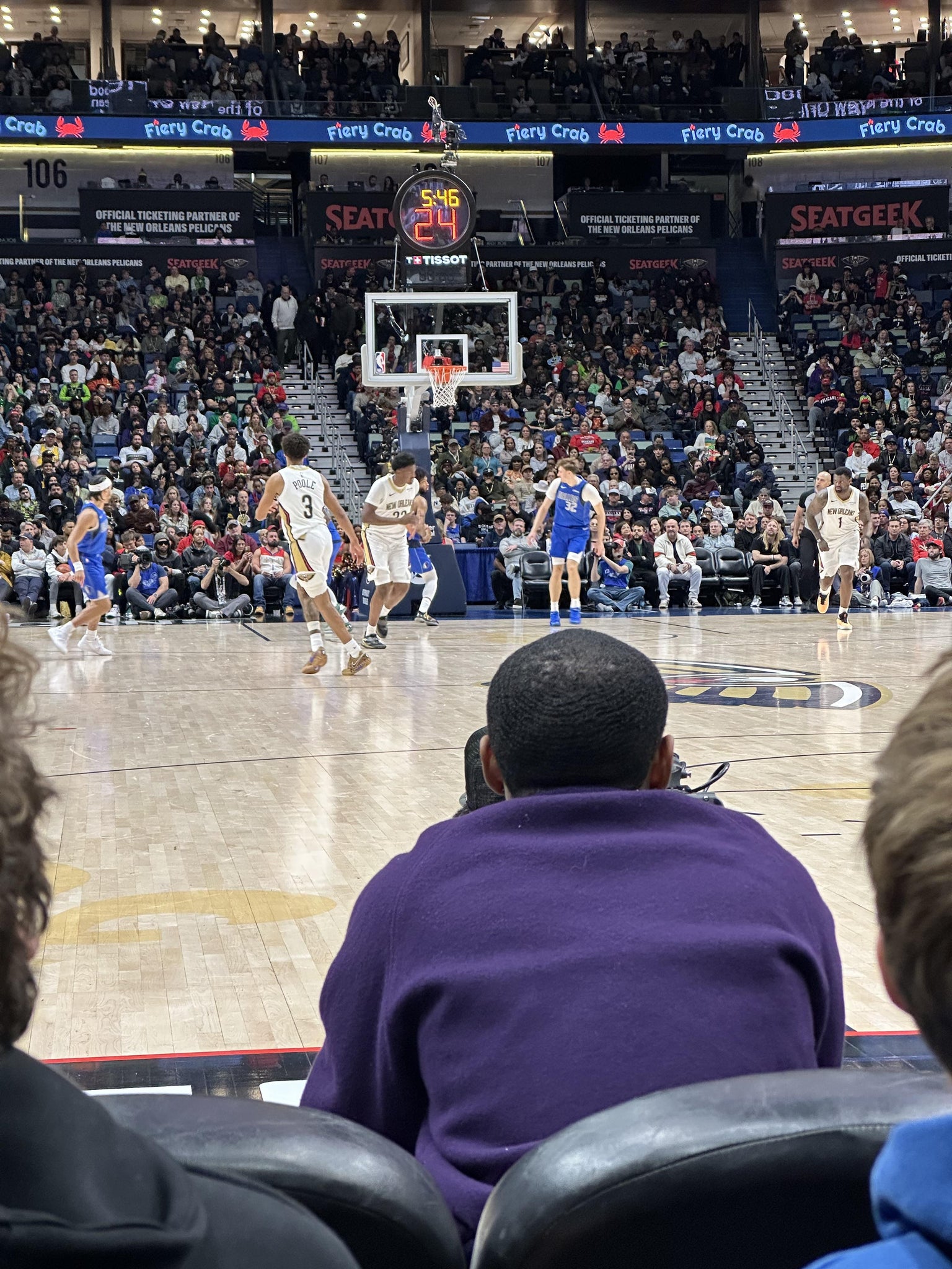 Real Fan View taken from 119 Floor at Smoothie King Center by Sterling C
