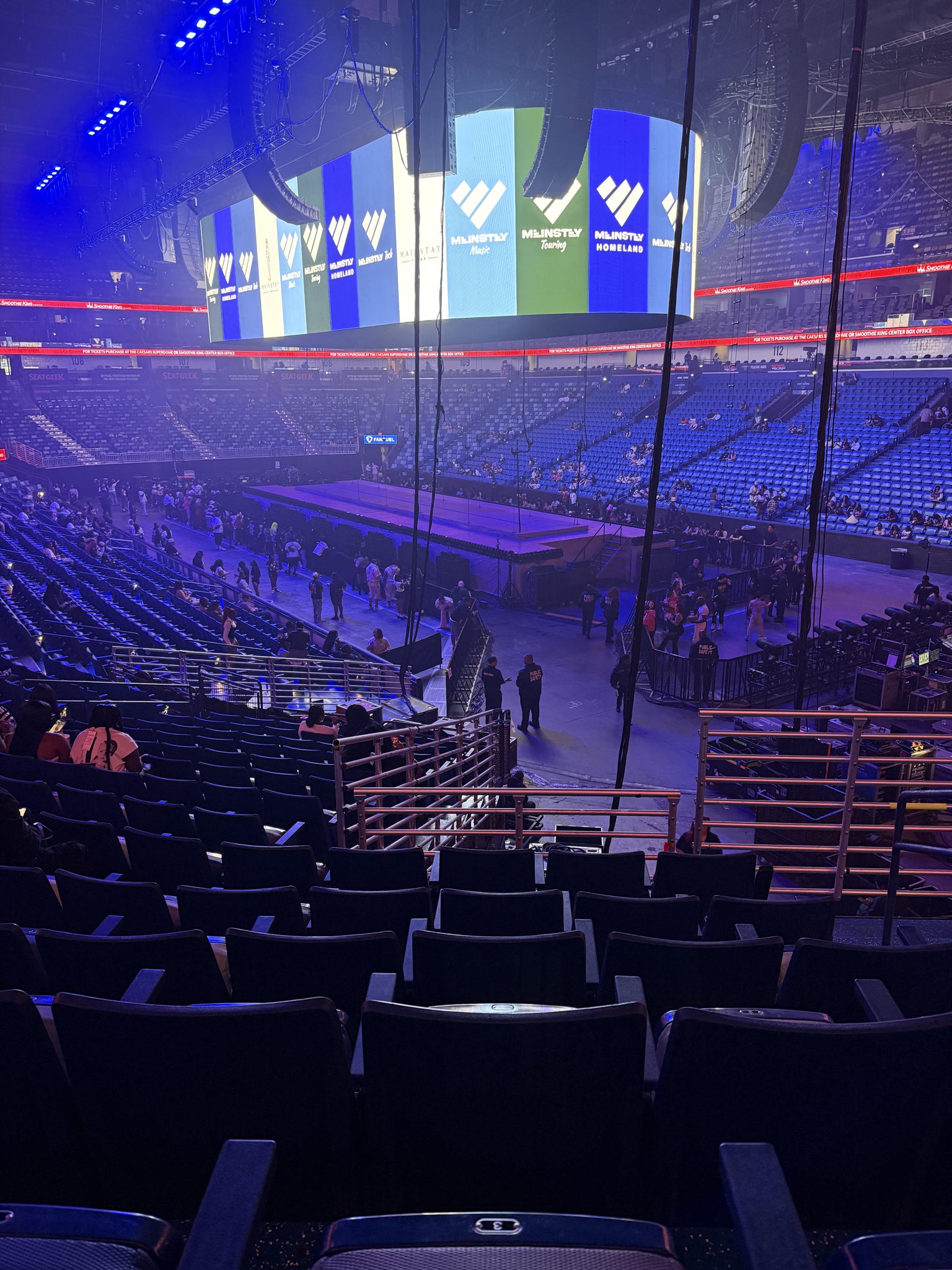 Real Fan View taken from Section 121 at Smoothie King Center by Katrina S