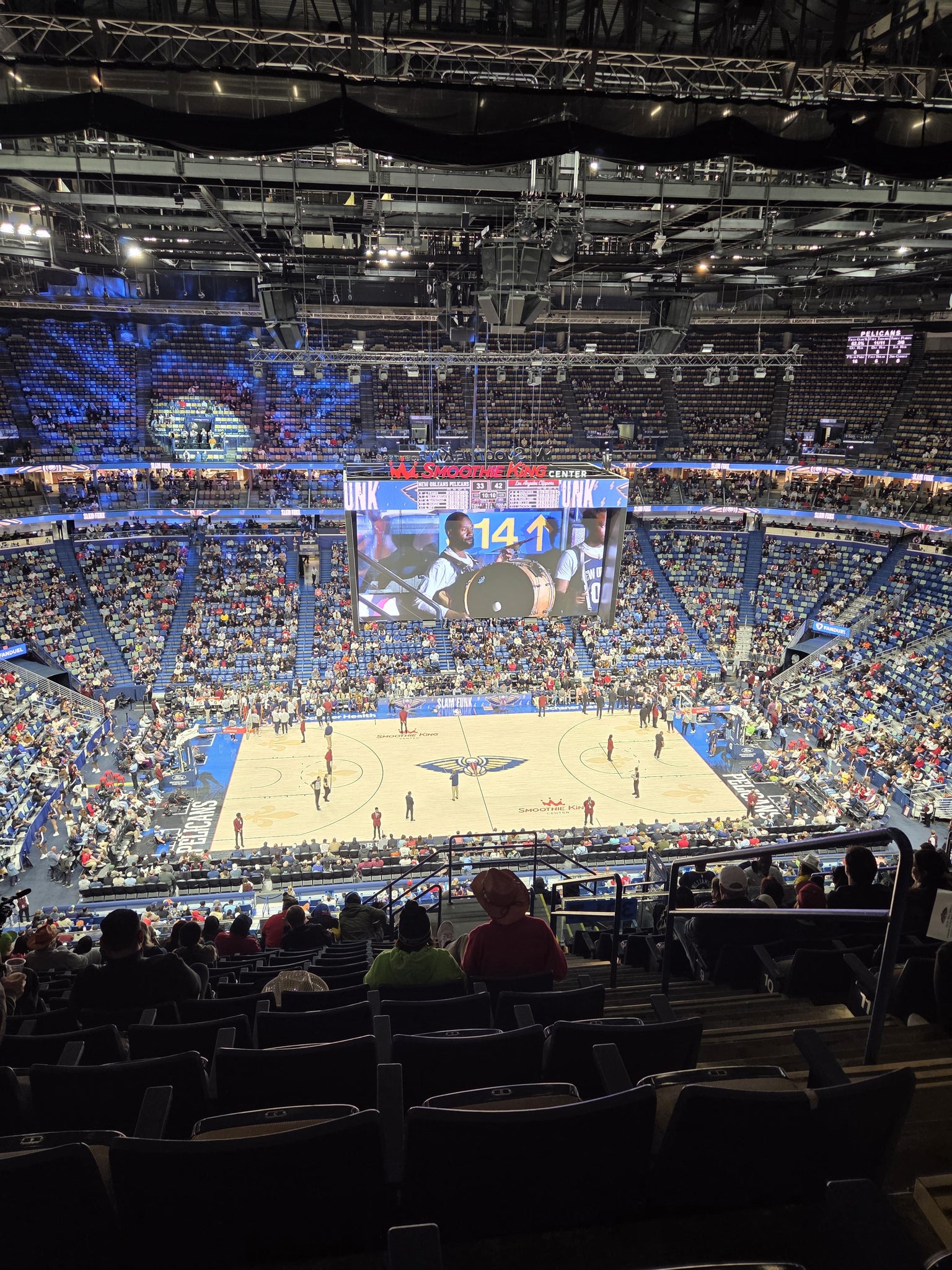 Real Fan View taken from Section 301 at Smoothie King Center by Bruce M