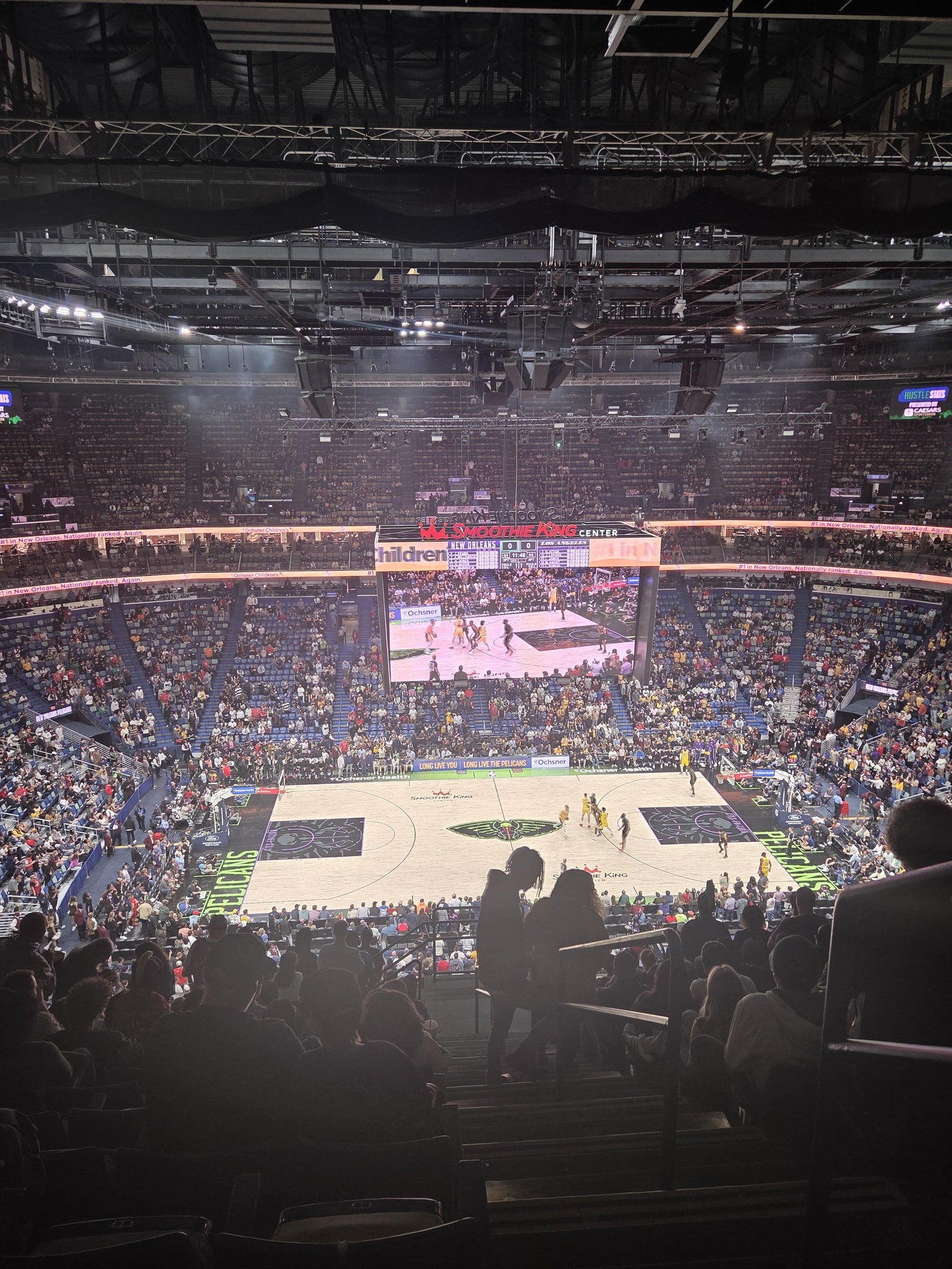 Real Fan View taken from Section 301 at Smoothie King Center by Bruce M