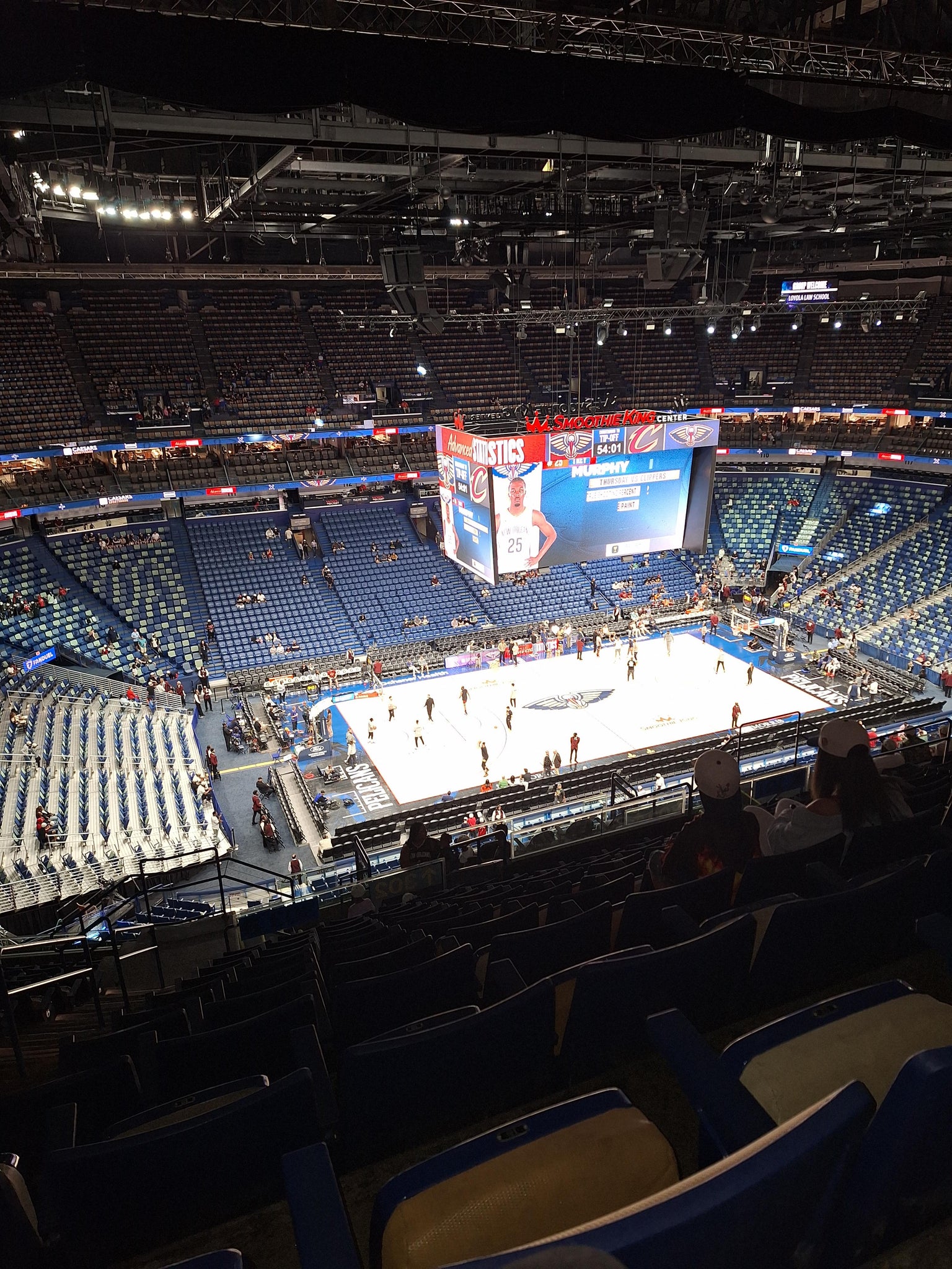 Real Fan View taken from Section 302 at Smoothie King Center by Gerald T