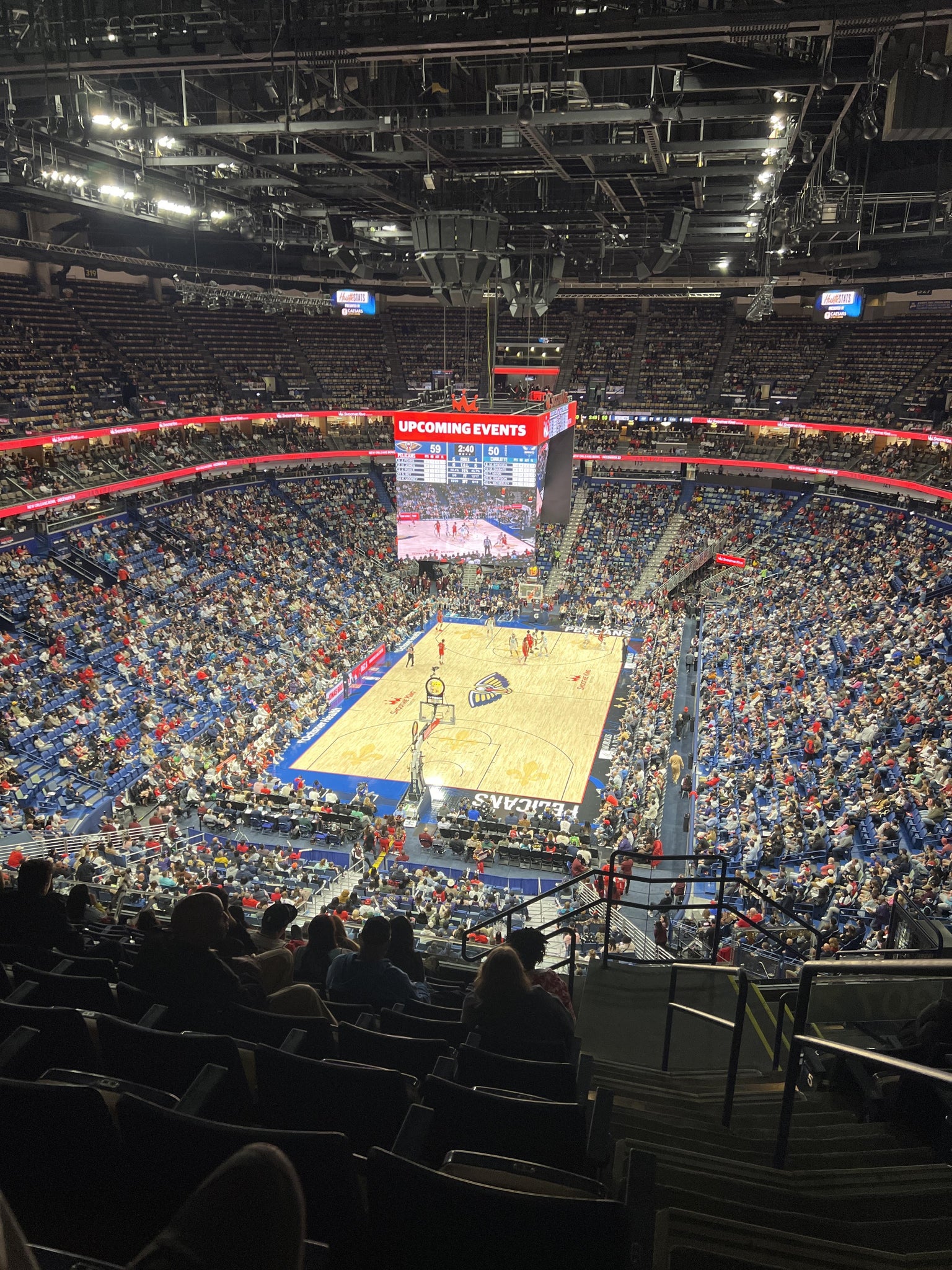 Real Fan View taken from Section 307 at Smoothie King Center by Brittany A