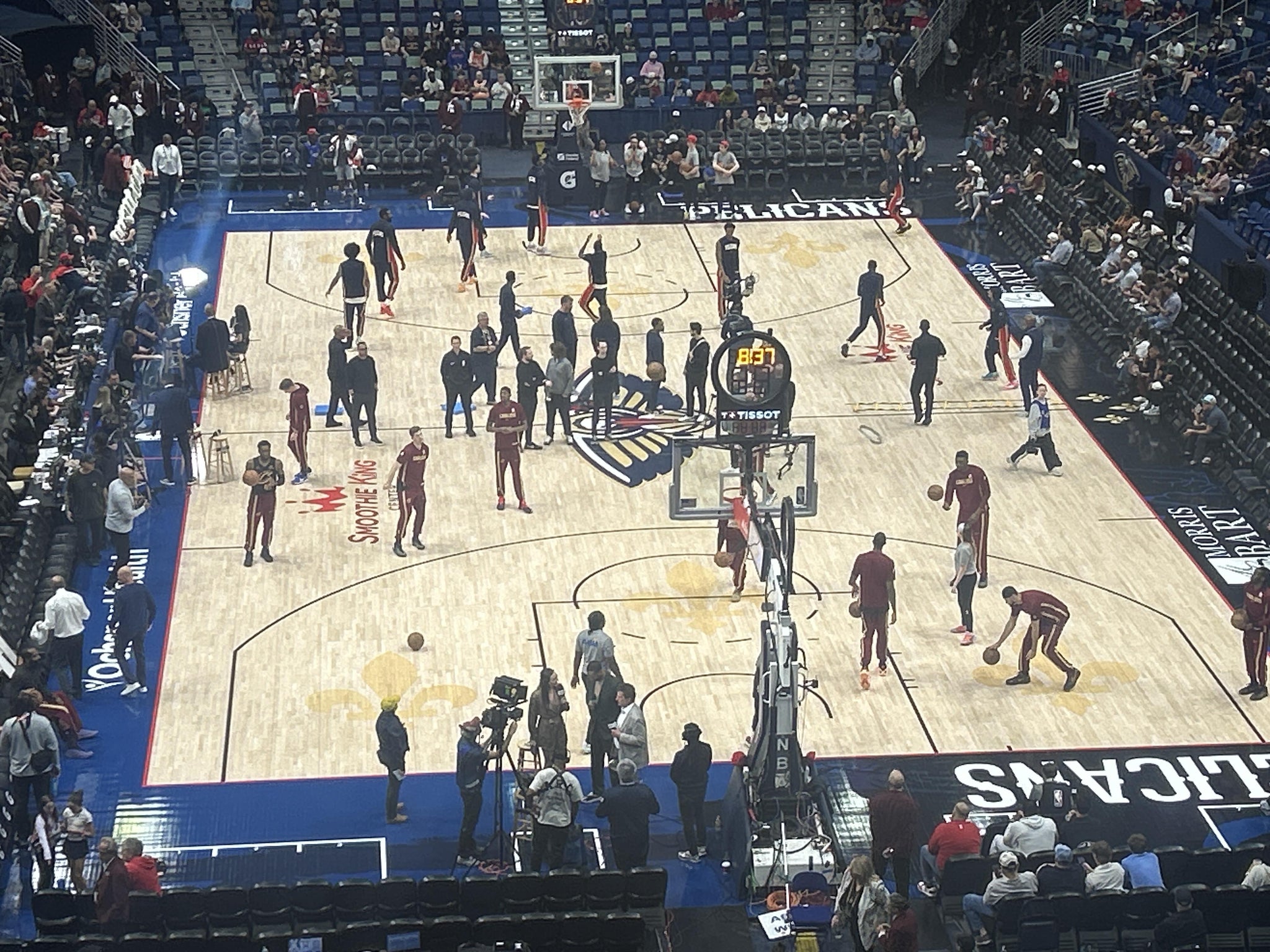 Real Fan View taken from Section 309 at Smoothie King Center by Anonymous User