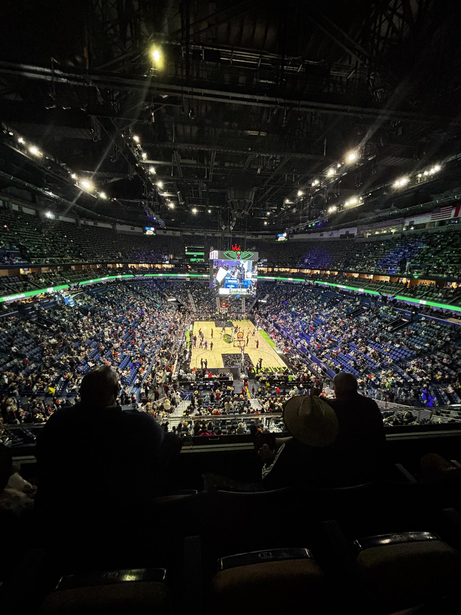 Real Fan View taken from Section 309 at Smoothie King Center by Shannon G