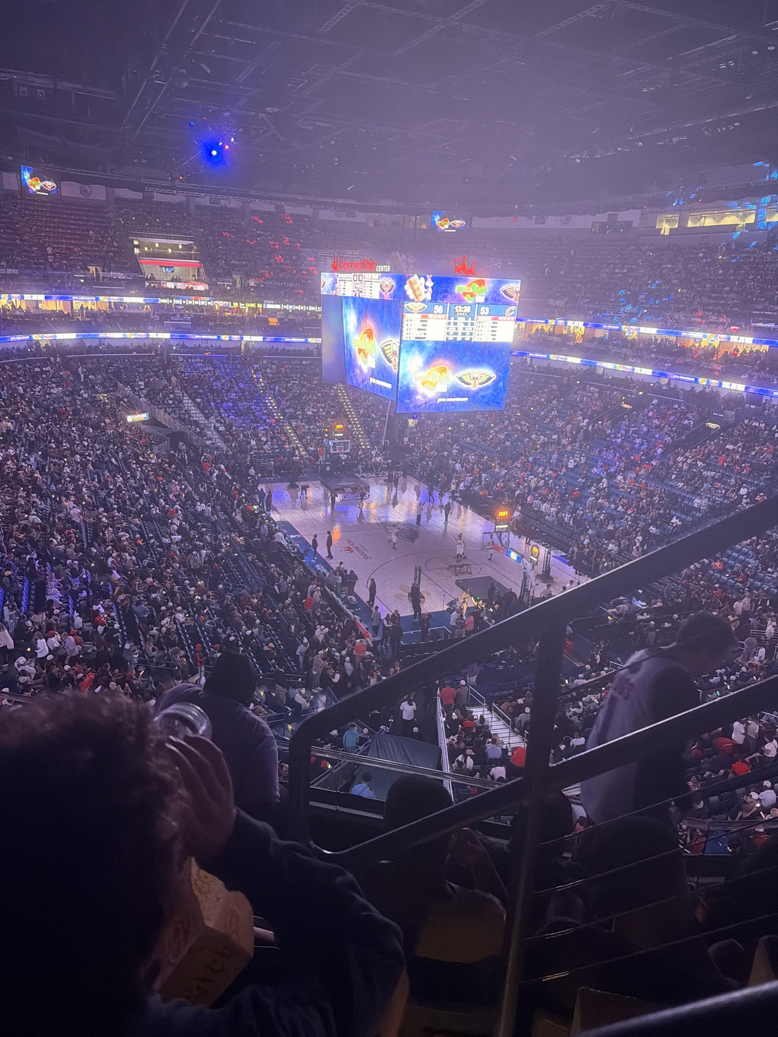 Real Fan View taken from Section 311 at Smoothie King Center by Frankia M