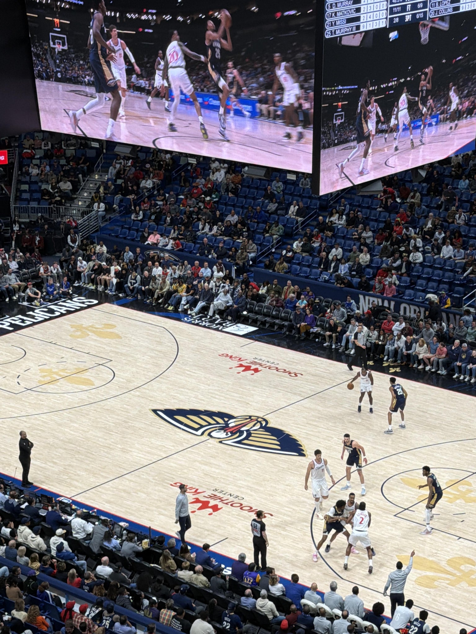 Real Fan View taken from Section 313 at Smoothie King Center by William J